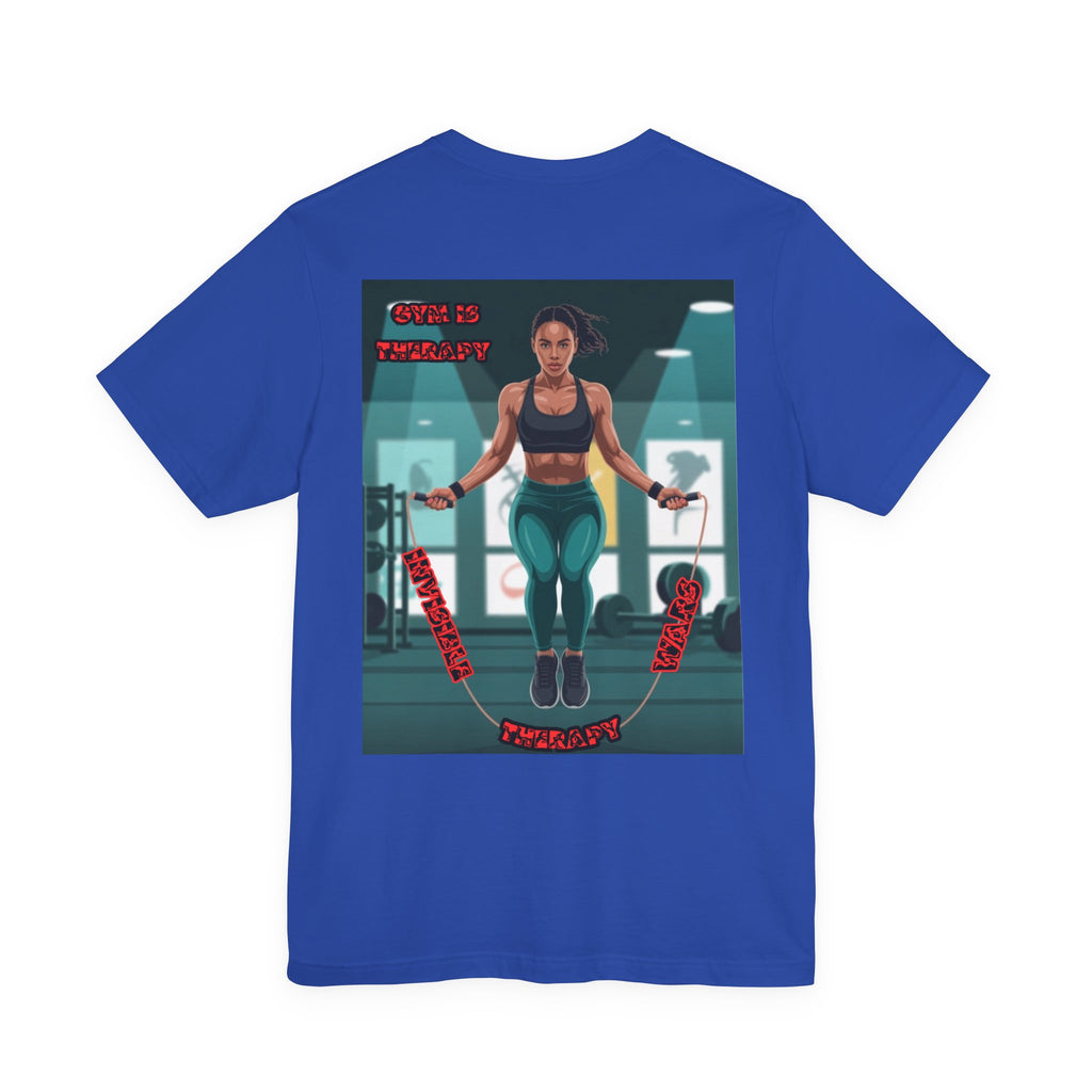 Women T-shirt — Gym is Therapy