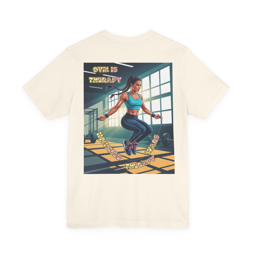 Women T-shirt — Gym is Therapy
