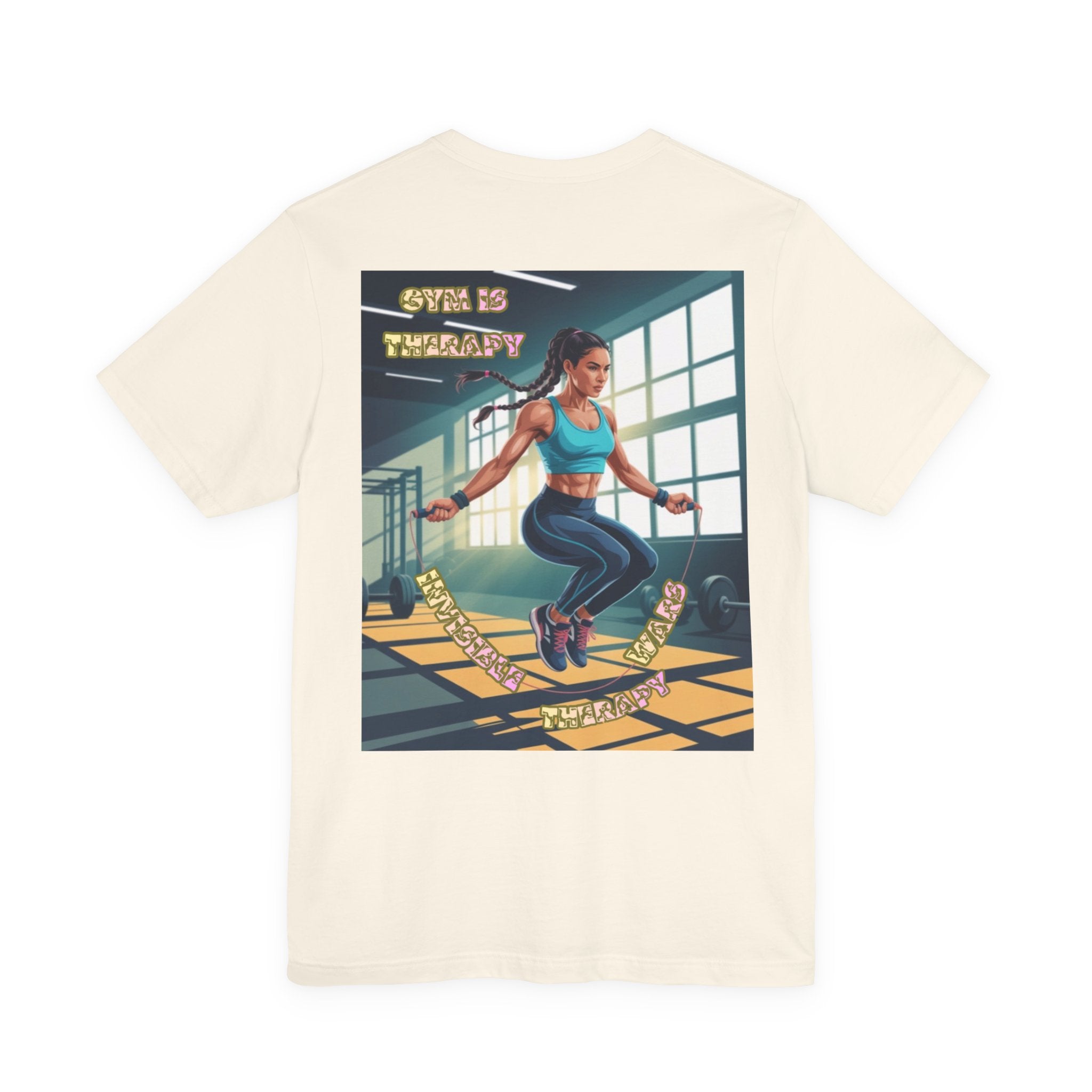 Women T-shirt — Gym is Therapy