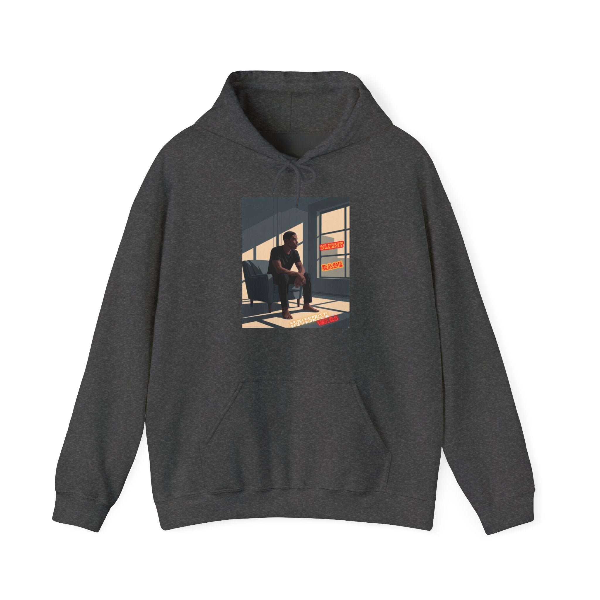 Men Hoodie - Slient Rage
