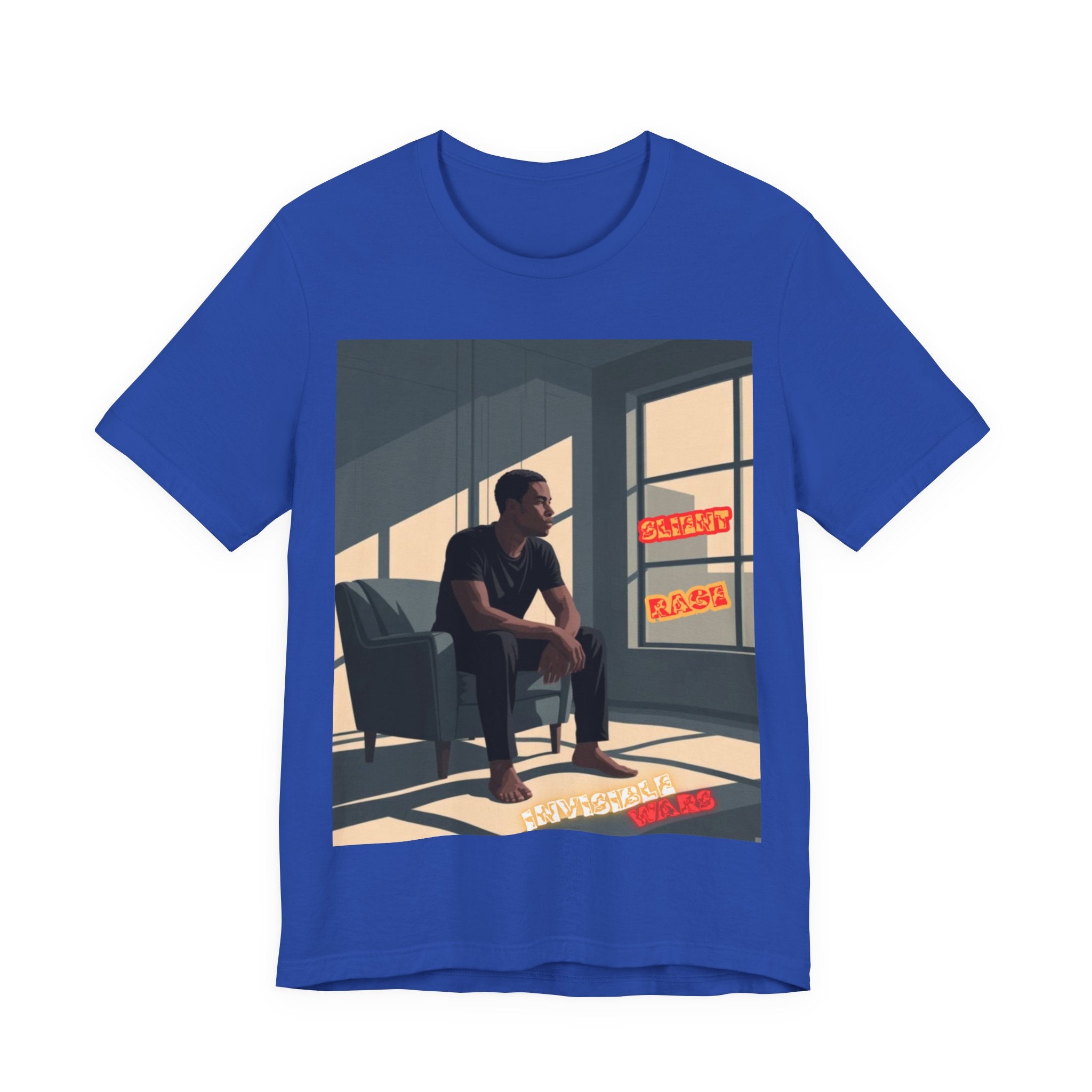 Men T‑Shirt- Slient Rage