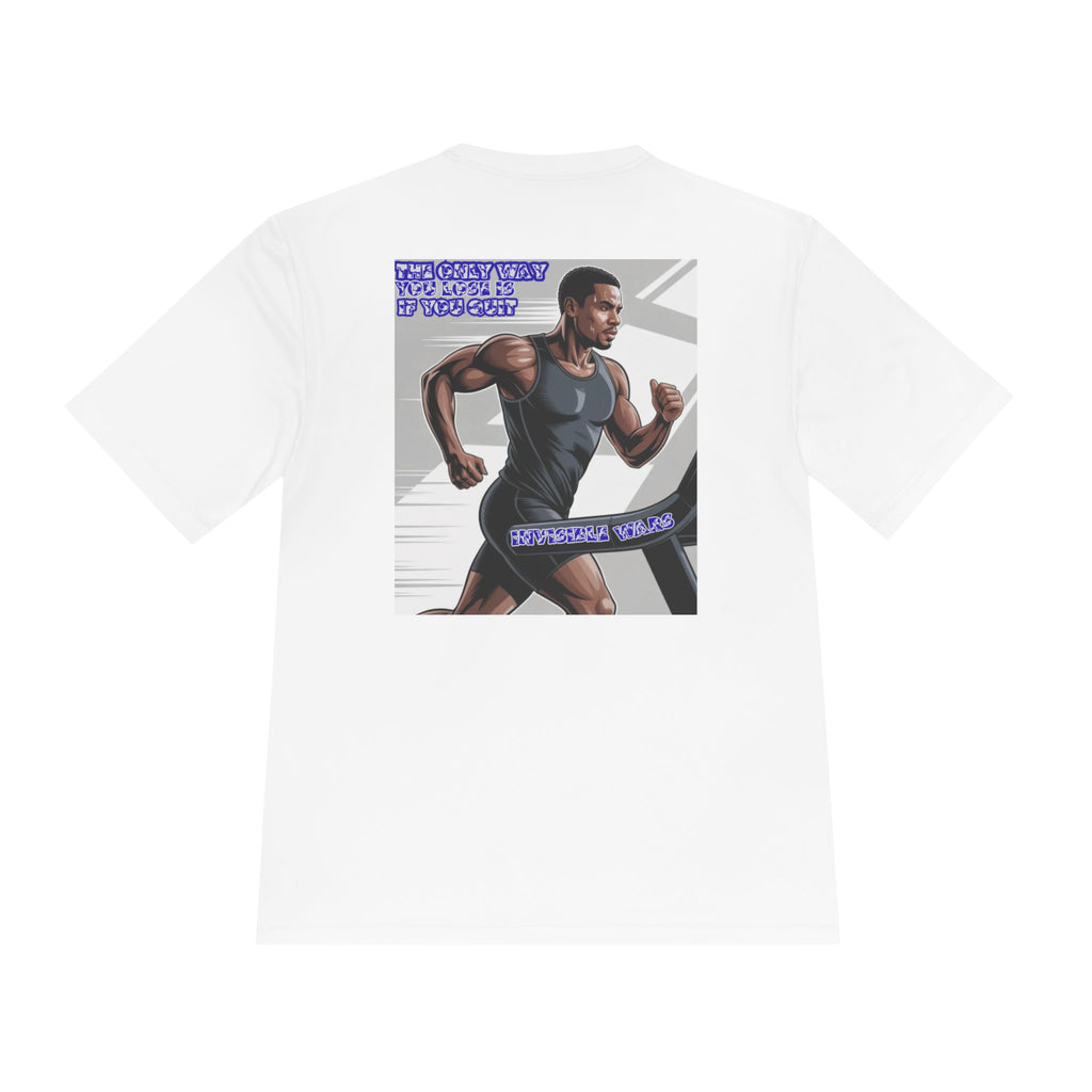 Men Fitness Graphic Shirt — The Only Way You Lose If You Quit