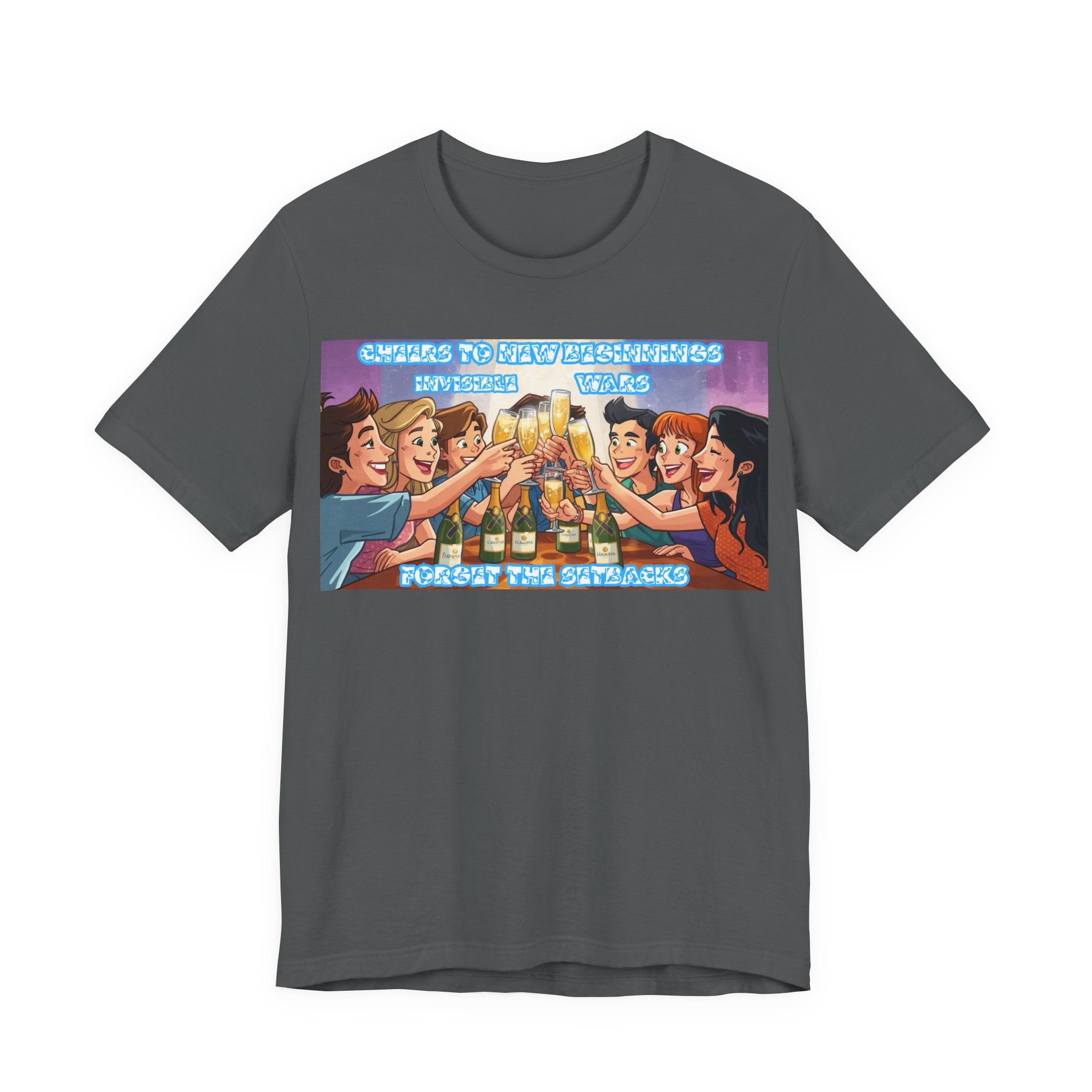 Men T-Shirt-Cheers to New Beginnings