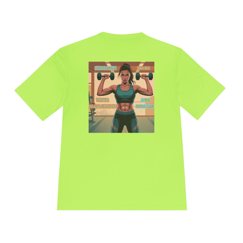 Women Fitness Graphic Shirt — The Vaildations are Invaild