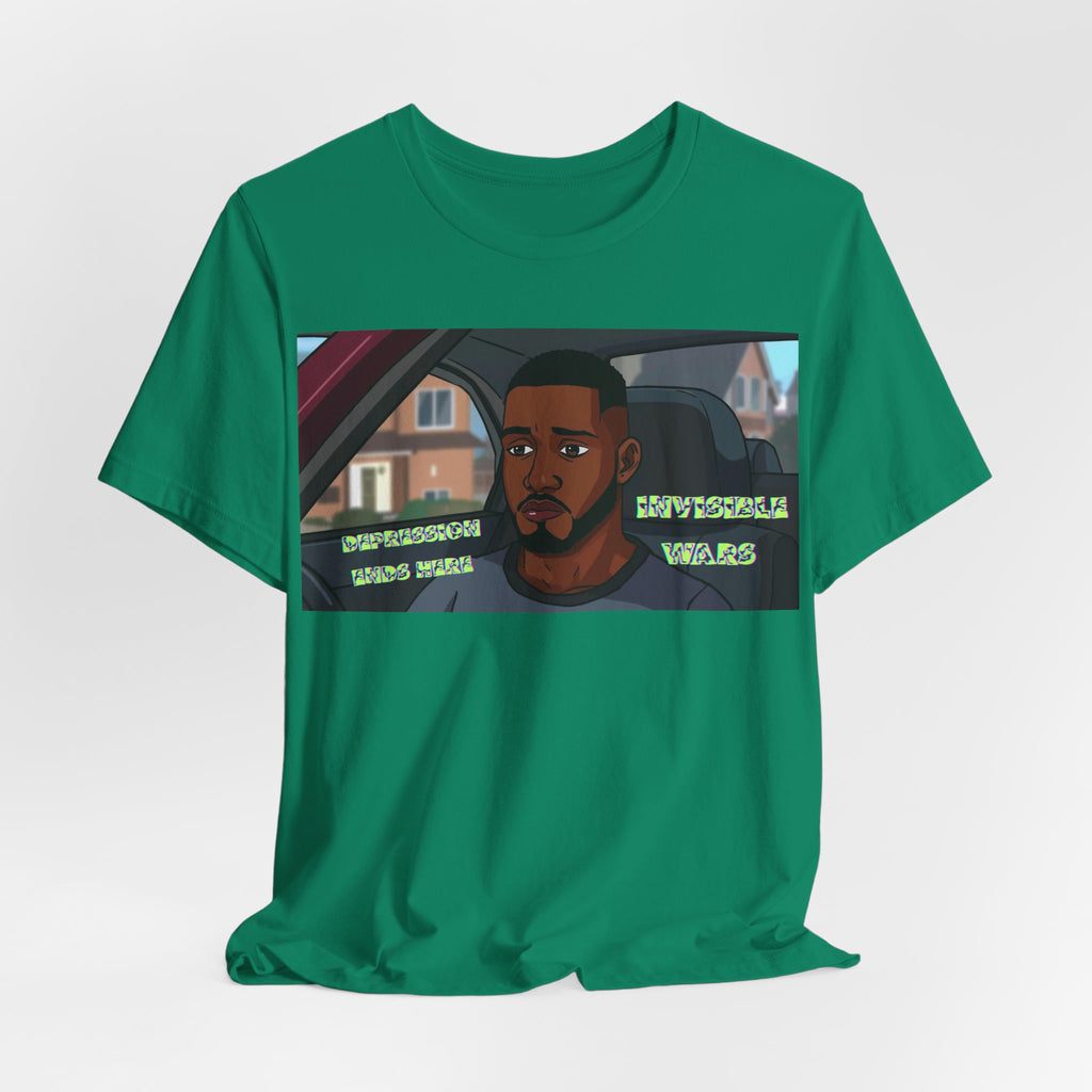 Men  T-Shirt — Depression Ends Here