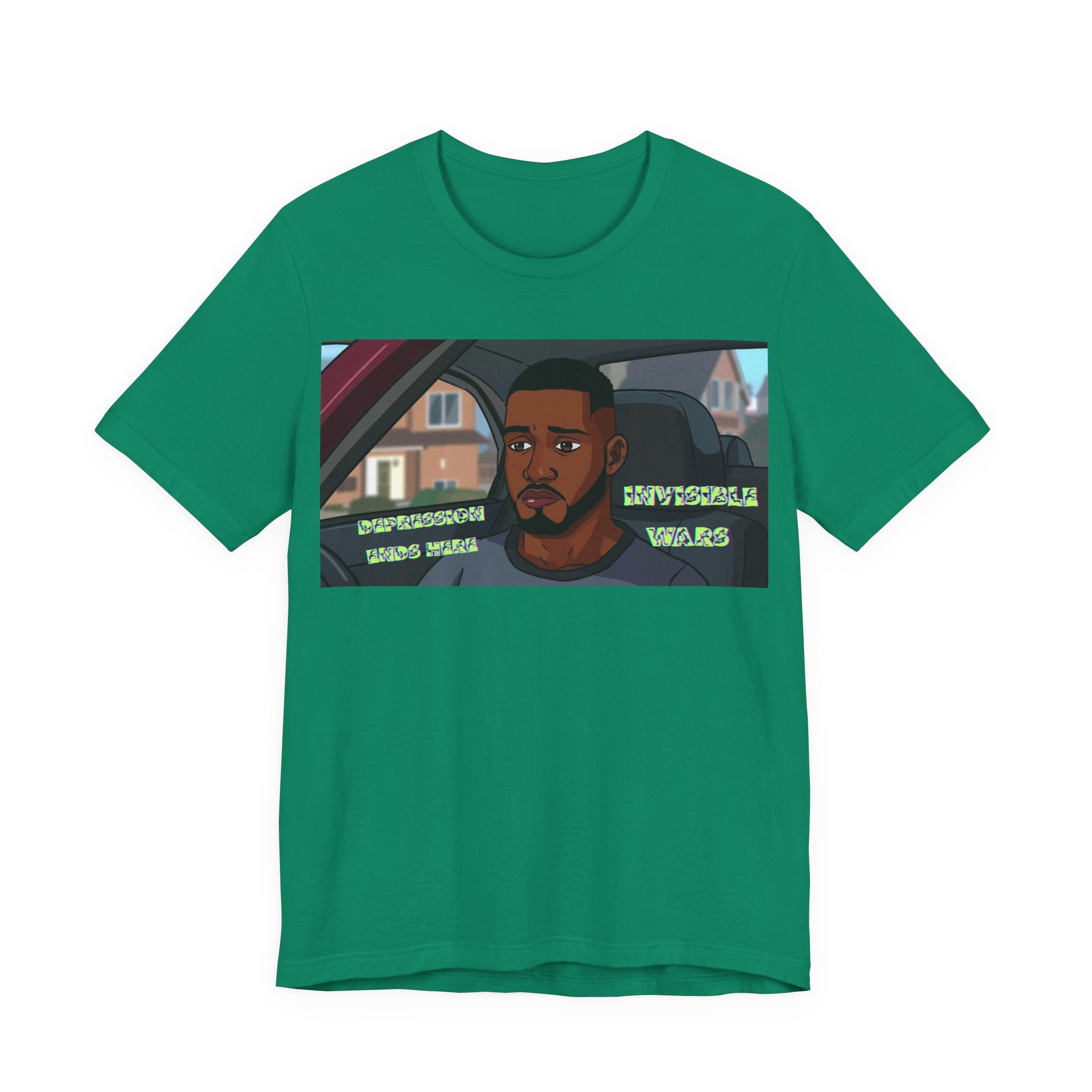 Men  T-Shirt — Depression Ends Here