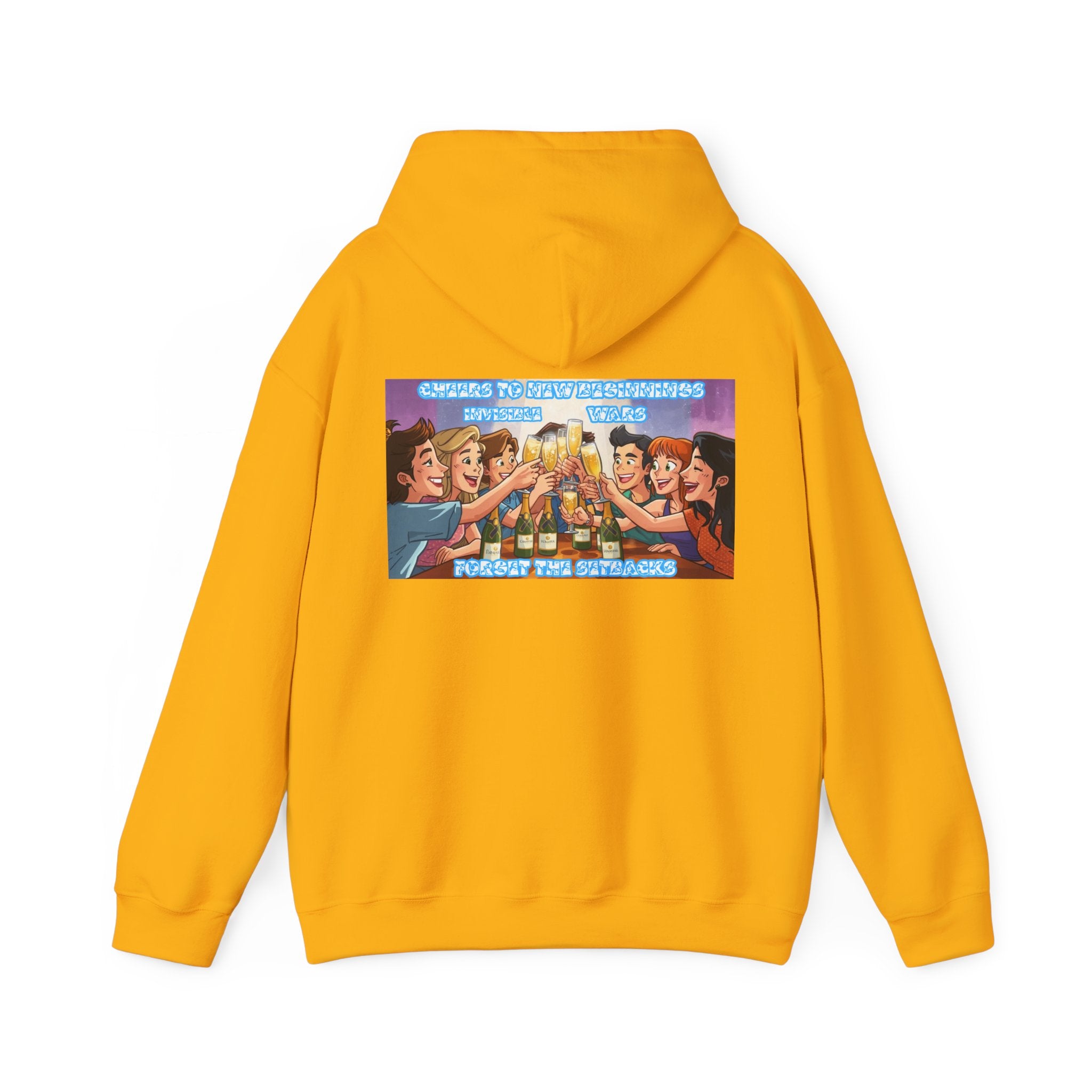 Men Hoodie - Cheers to New Beginnings