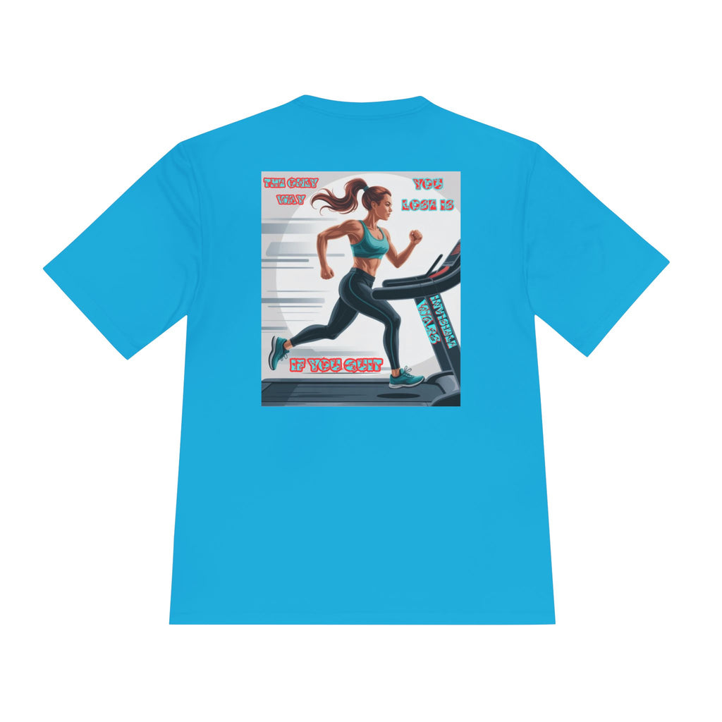 Women Fitness Graphic Shirt — The Only Way You Lose