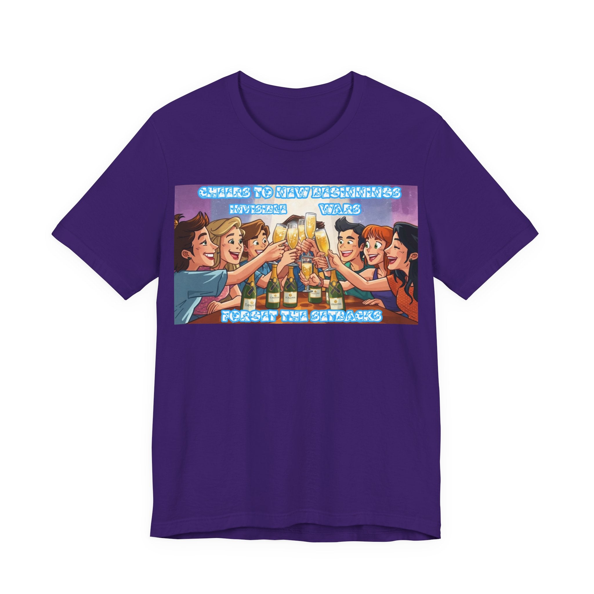 Women T-Shirt —Cheers to New Beginnings