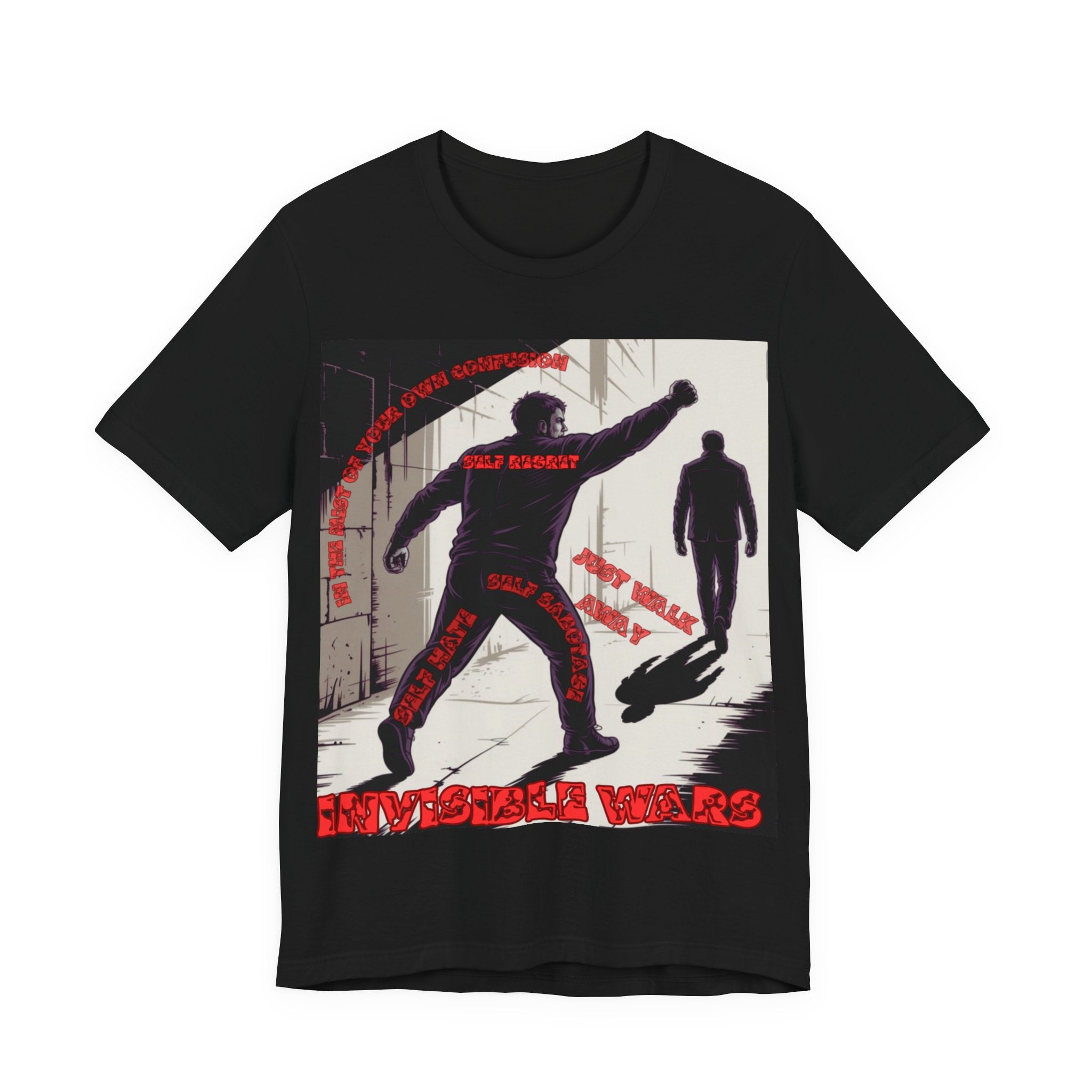 Men T‑Shirt- In the Mist Of Confusion