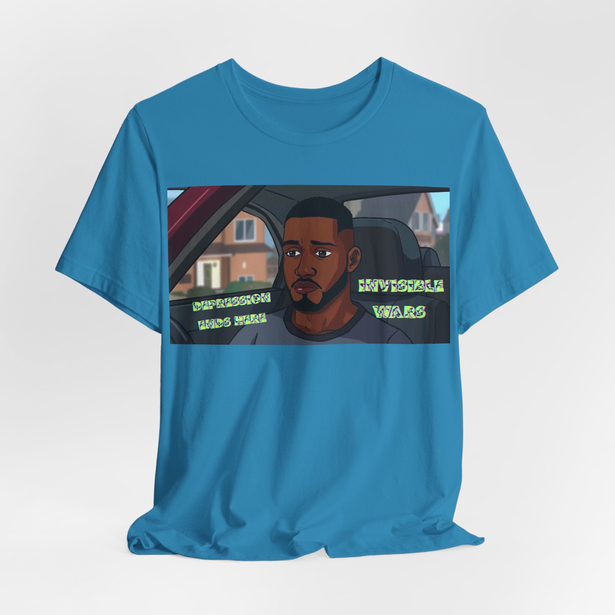 Men  T-Shirt — Depression Ends Here