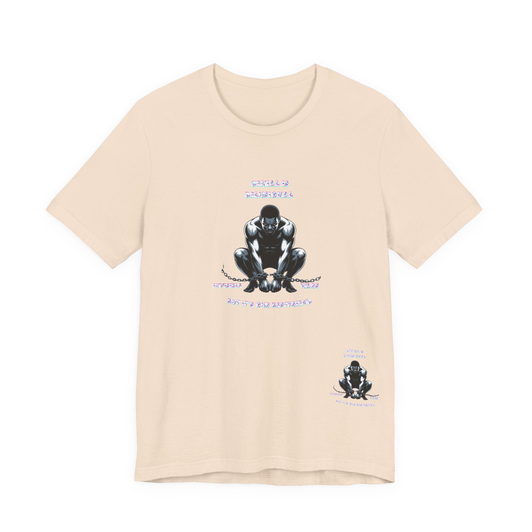 Men T-Shirt—-Denial is Delusion