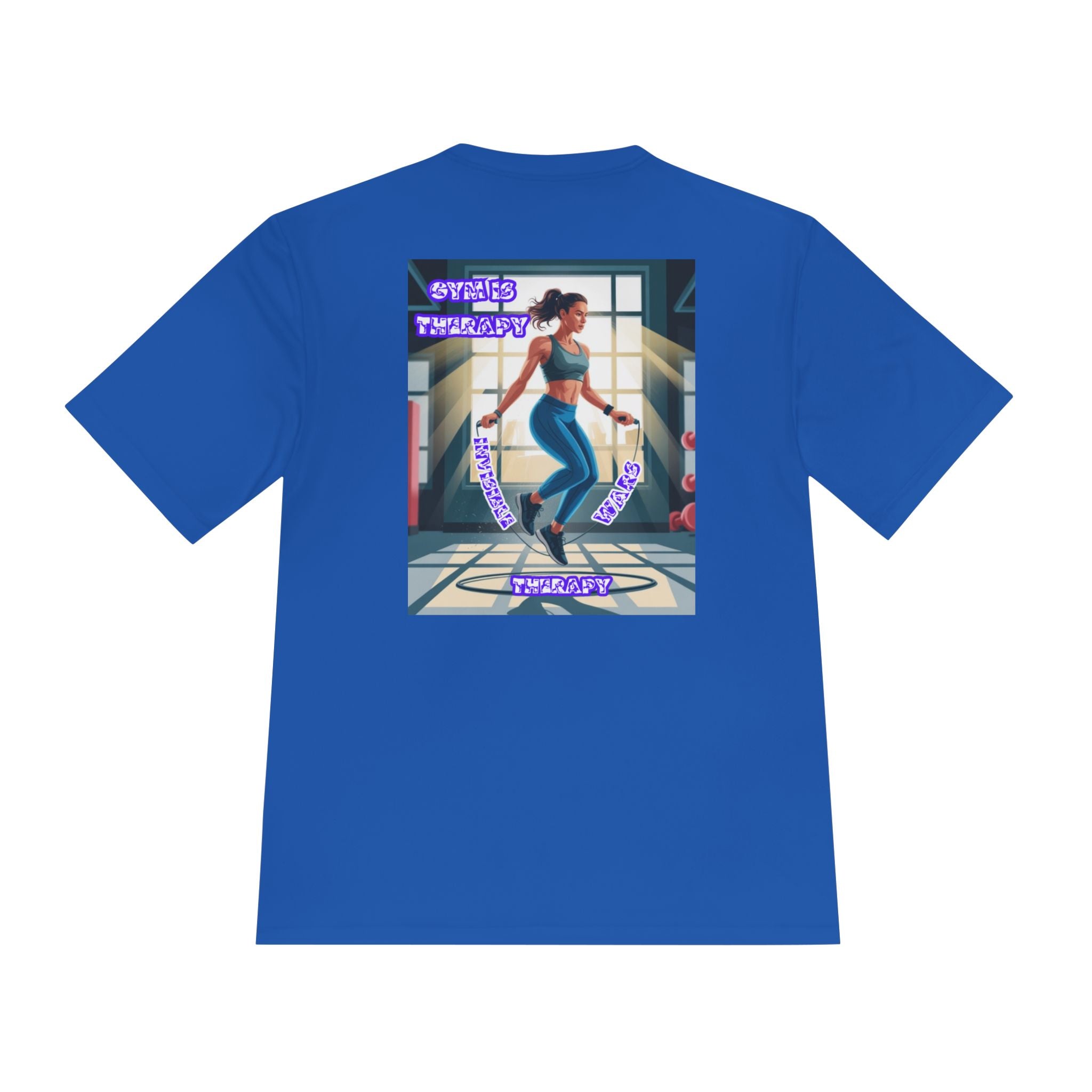 Women Fitness Graphic Shirt — Gym is Therapy