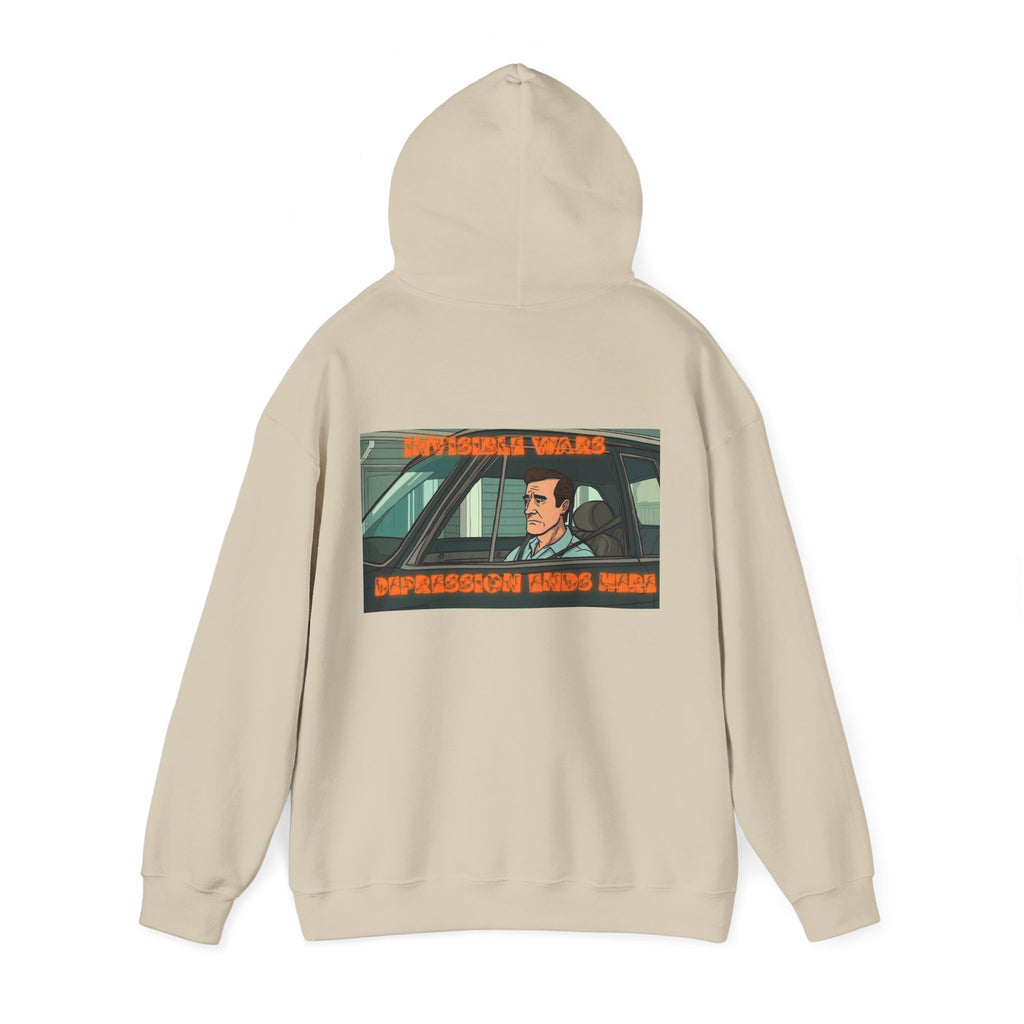 Men Hoodie — Depression Ends Here