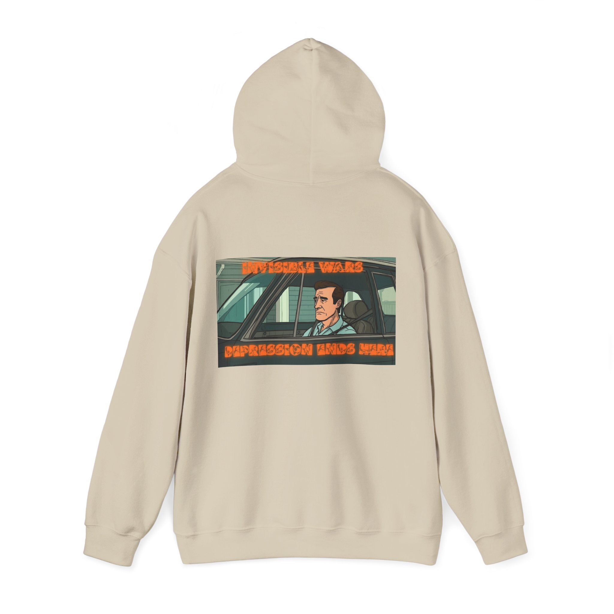 Men Hoodie — Depression Ends Here