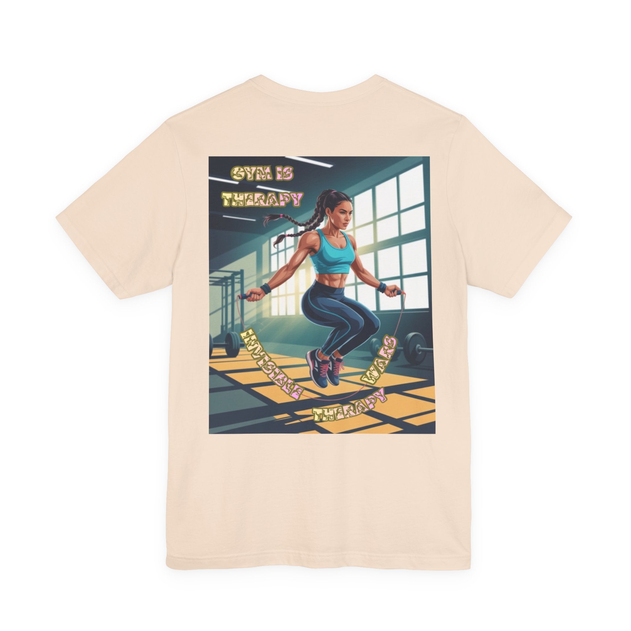 Women T-shirt — Gym is Therapy