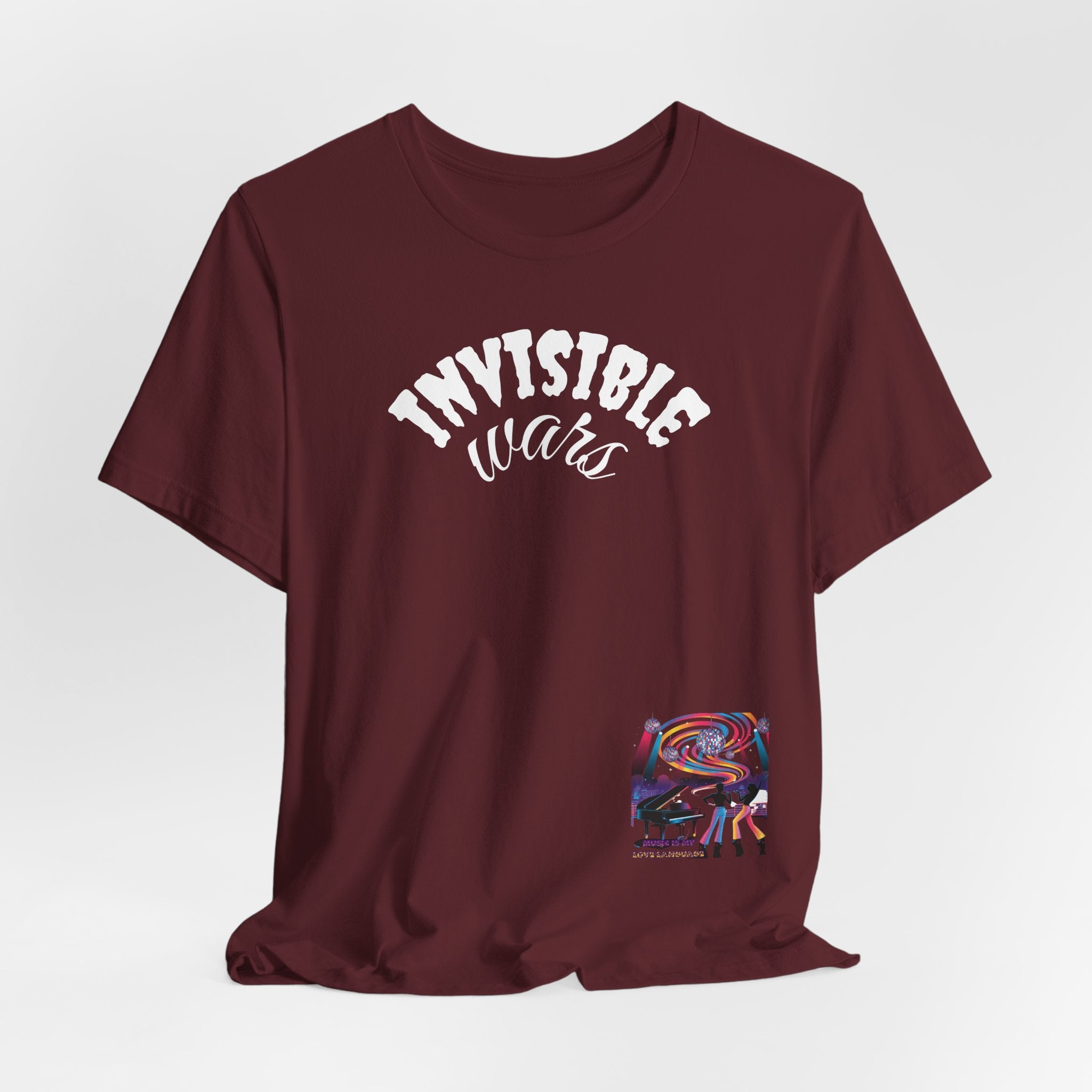 Women Invisible Wars T-shirt - Music is my Love Language