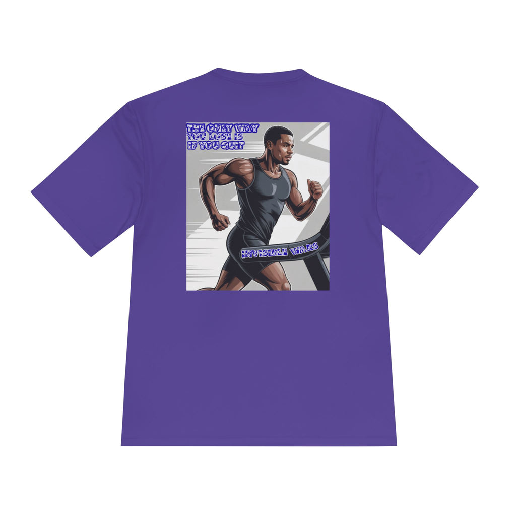 Men Fitness Graphic Shirt — The Only Way You Lose If You Quit
