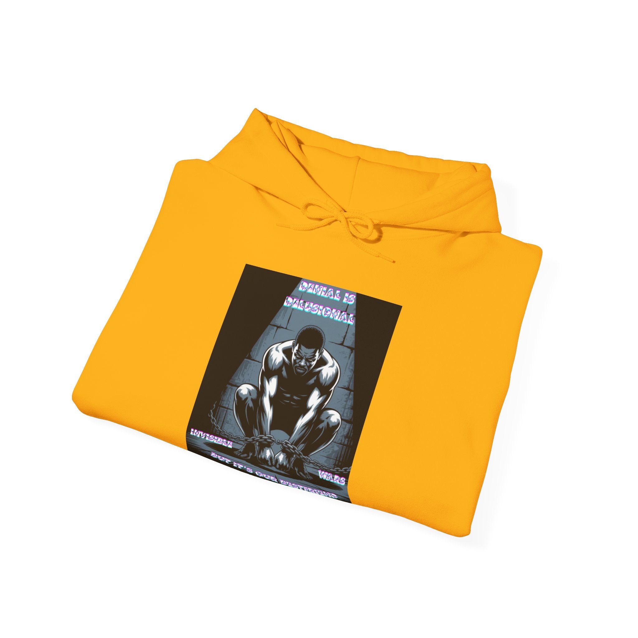 Men Hoodie • -Denial is Delusional