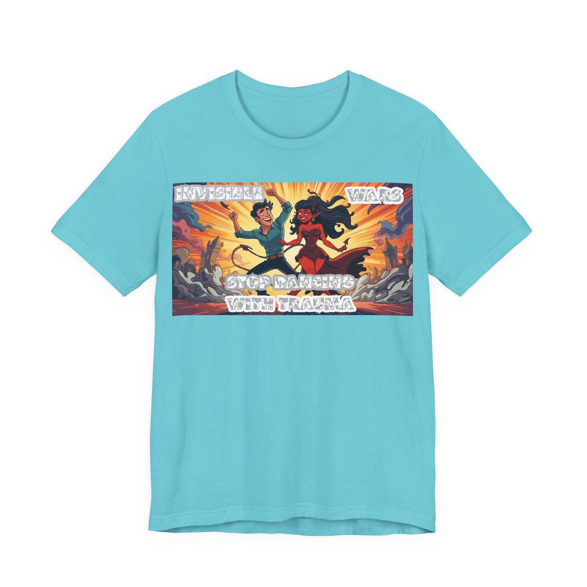 Men T-Shirt –Stop Dancing with Truama