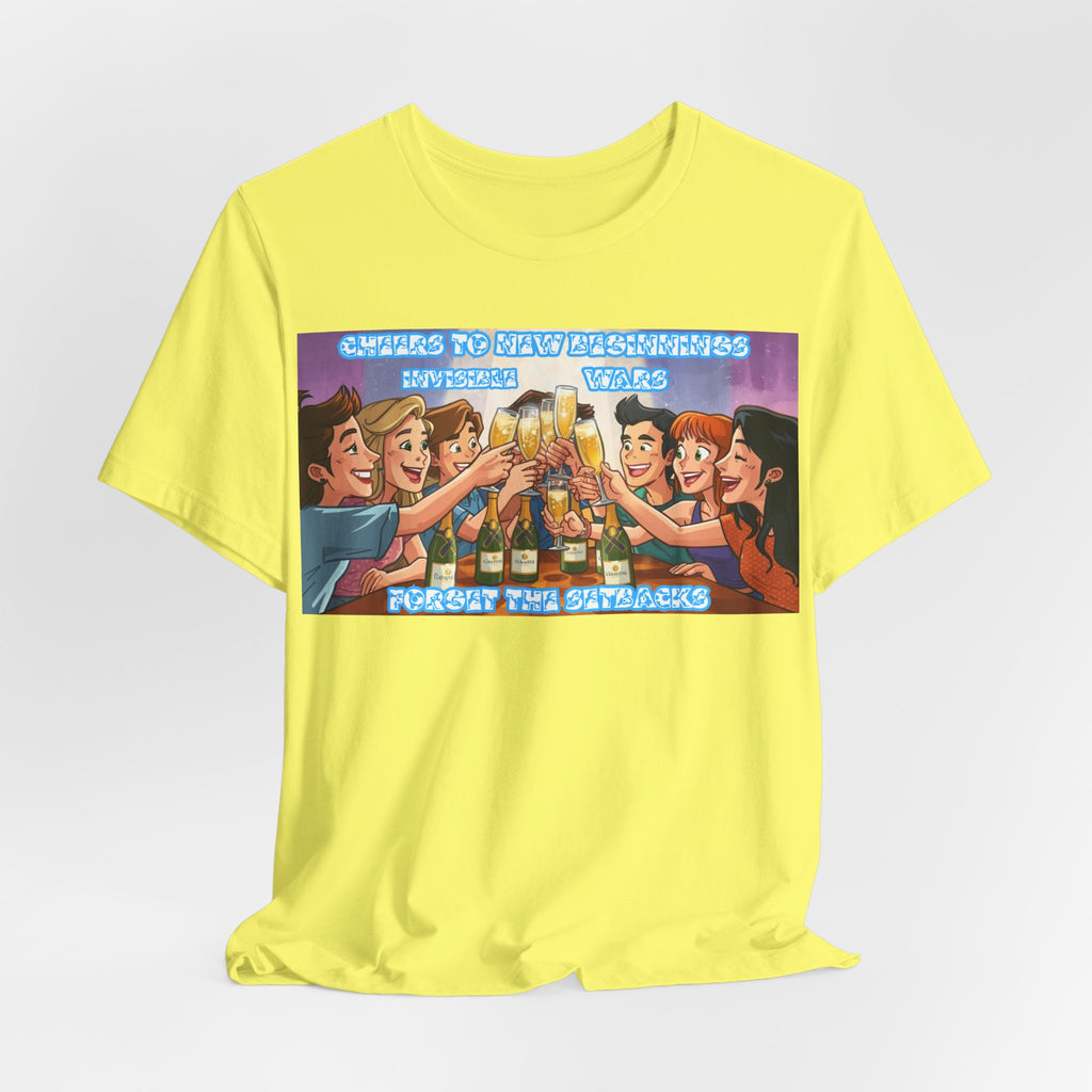 Men T-Shirt-Cheers to New Beginnings