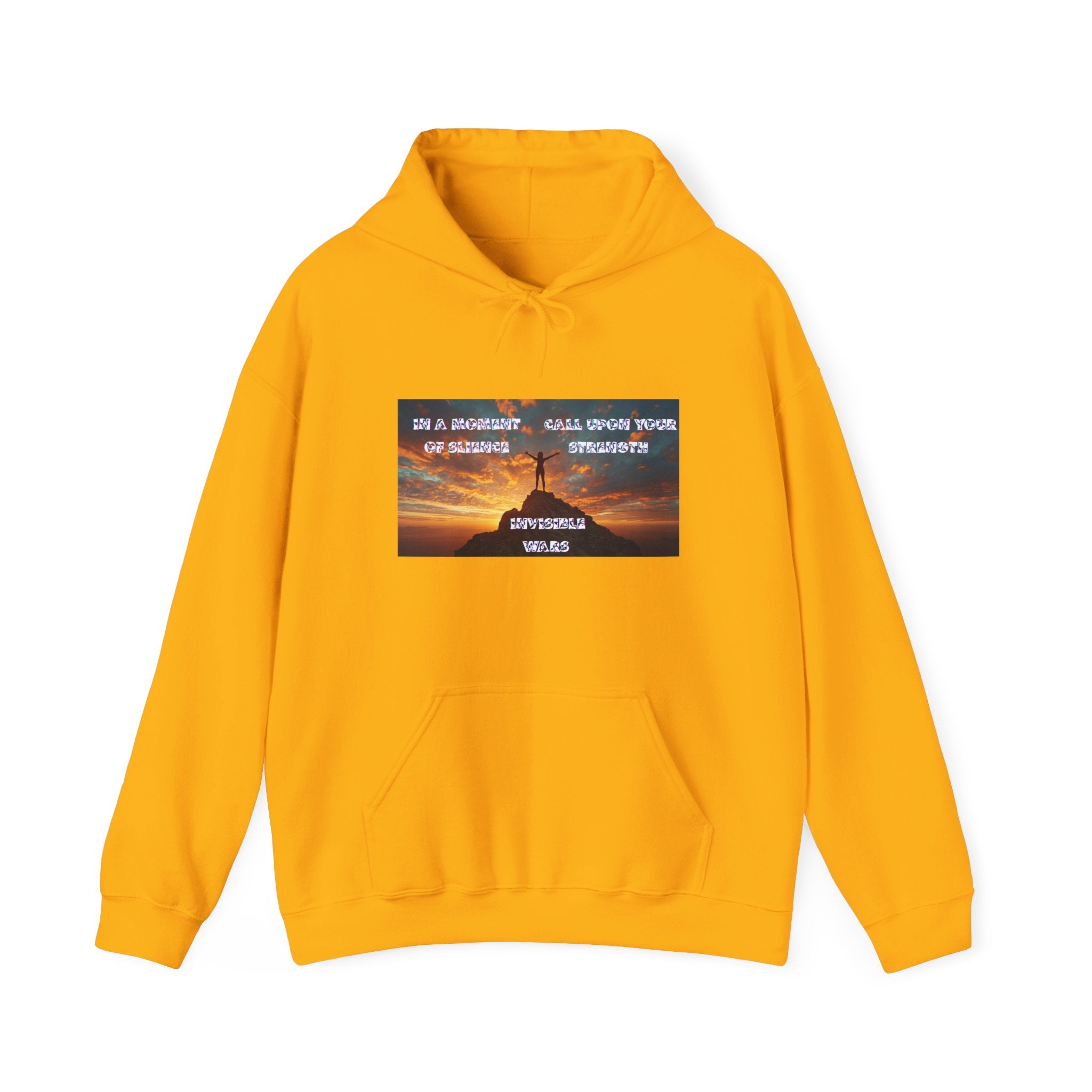 Women Hoodie —In a Moment of Silence, Call Upon Your Strength
