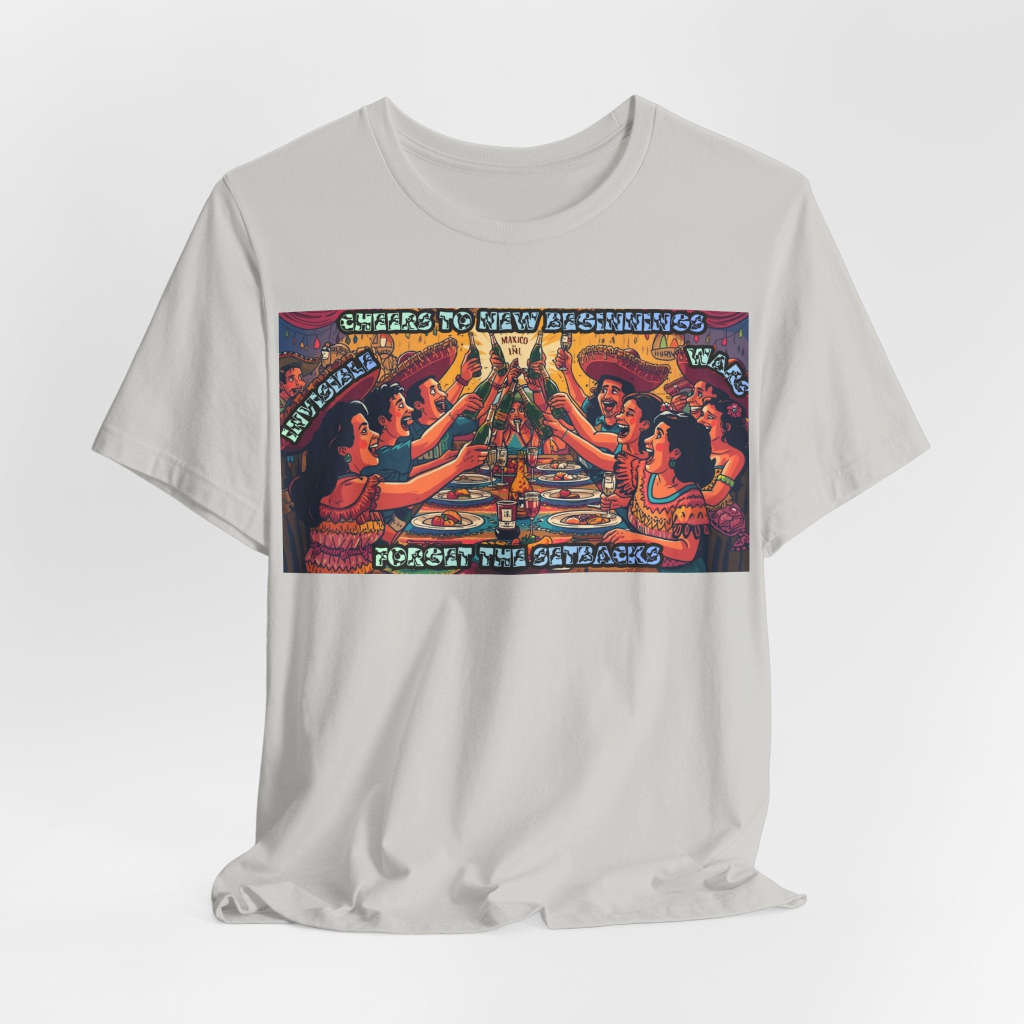 Women T-Shirt-Cheers to New Beginnings