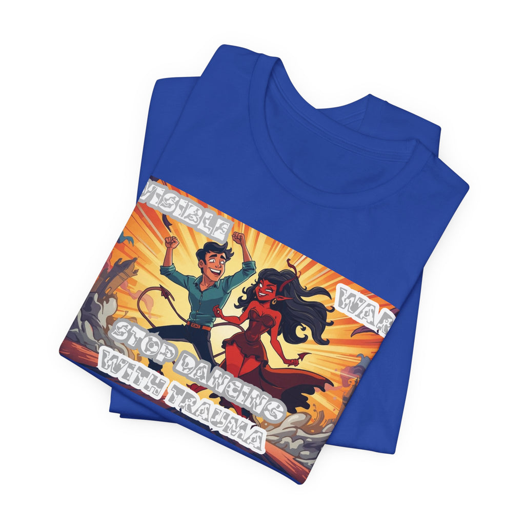 Men T-Shirt –Stop Dancing with Truama