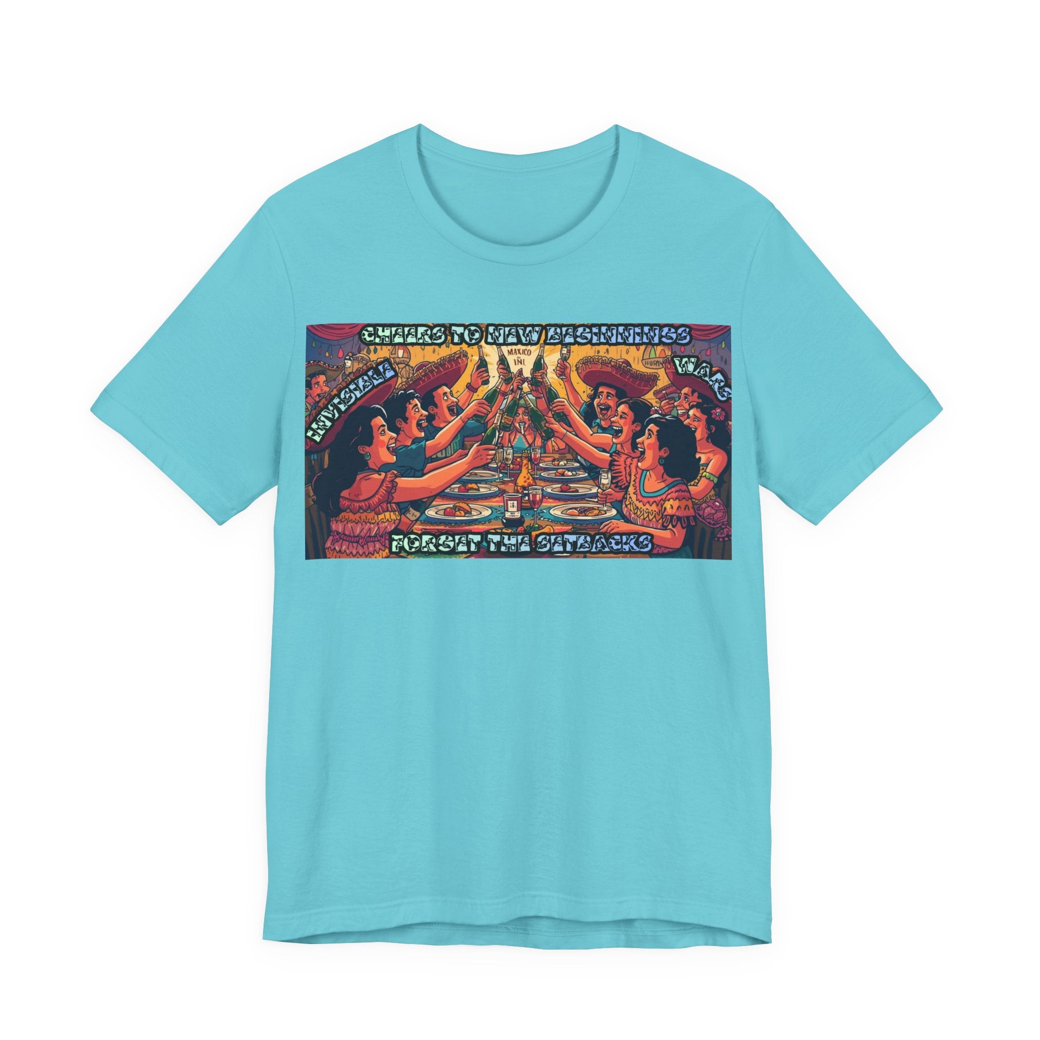 Women T-Shirt-Cheers to New Beginnings