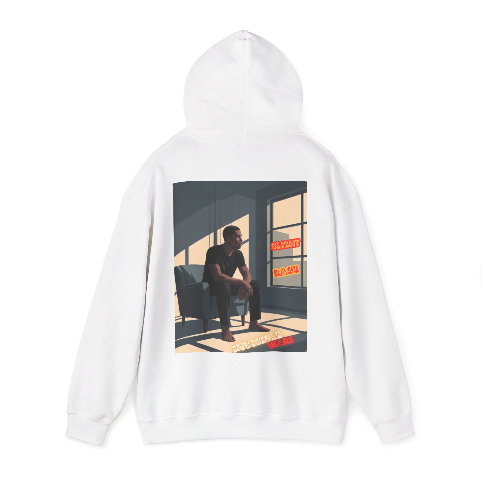 Men Hoodie - Slient Rage
