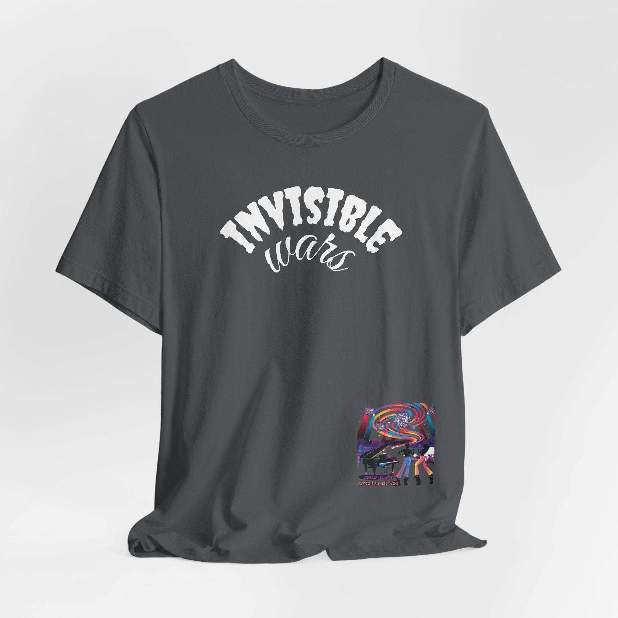 Women Invisible Wars T-shirt - Music is my Love Language