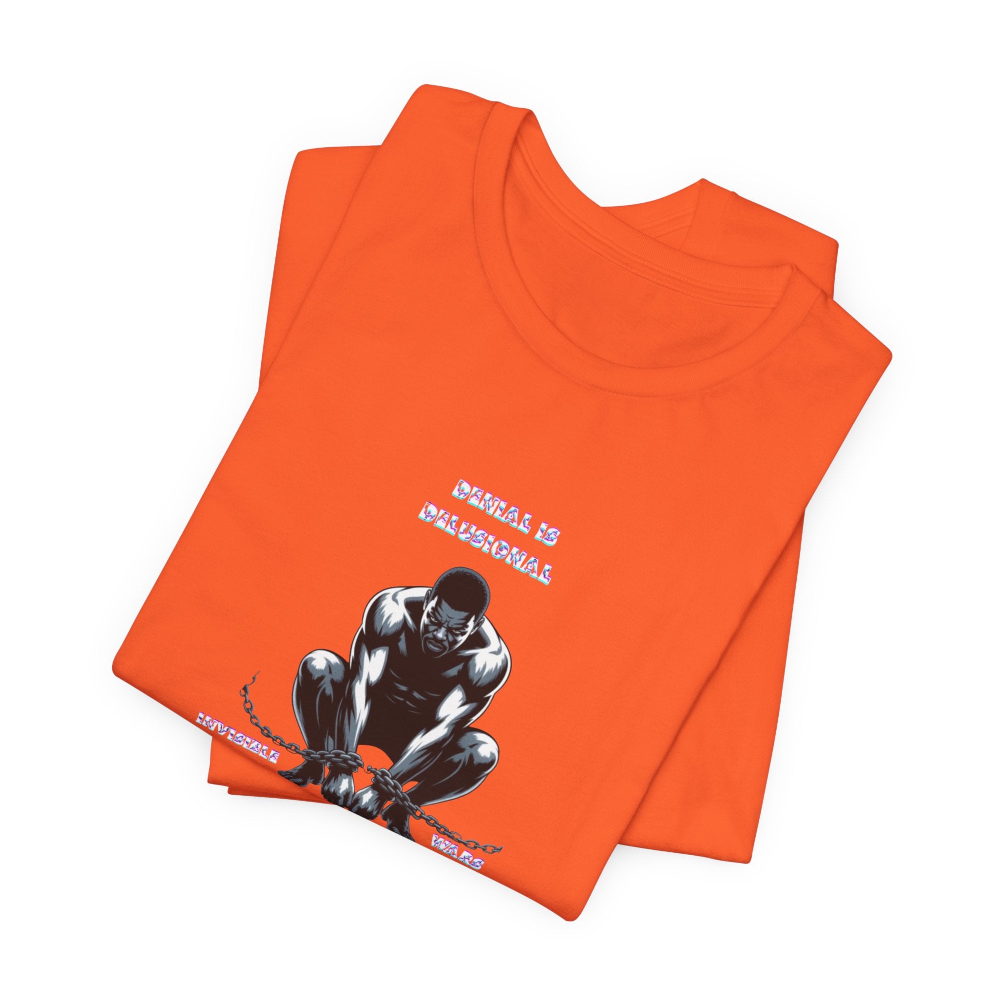 Men T-Shirt—-Denial is Delusion