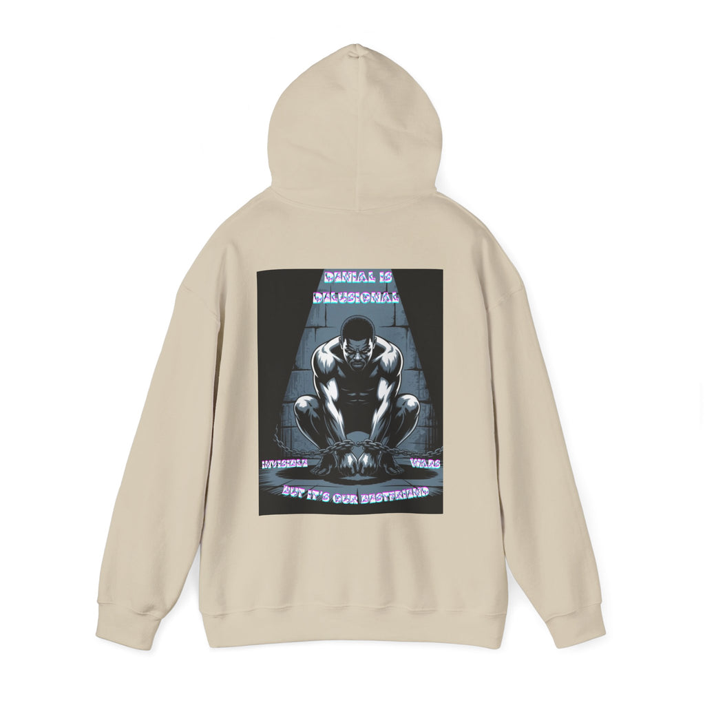 Men Hoodie • -Denial is Delusional