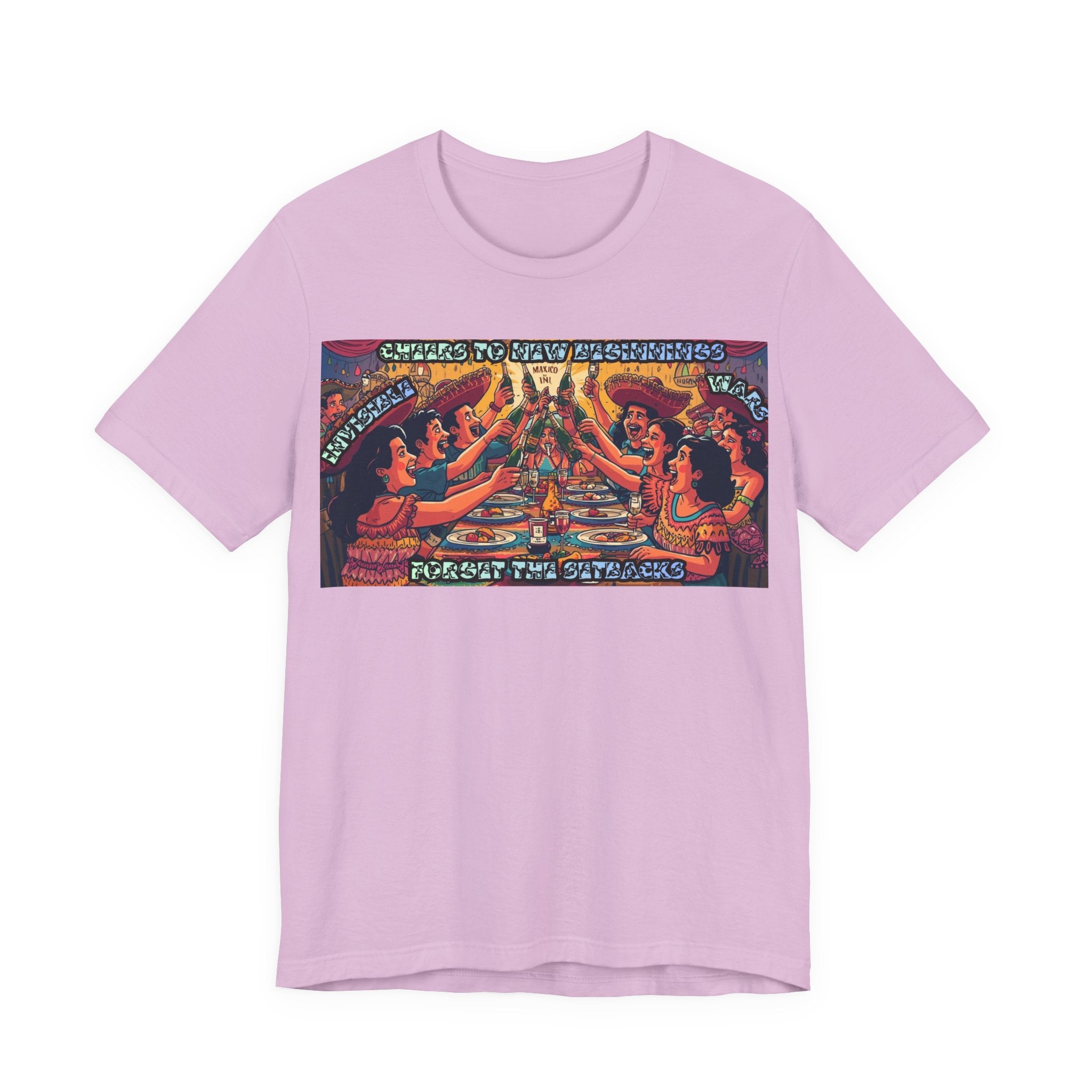 Women T-Shirt-Cheers to New Beginnings