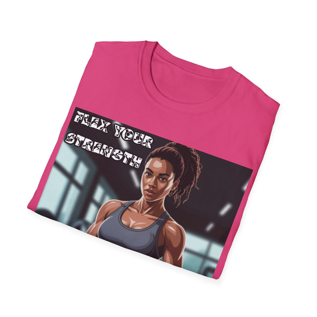 Women T-Shirt-Flex your strengh Invisible Wars