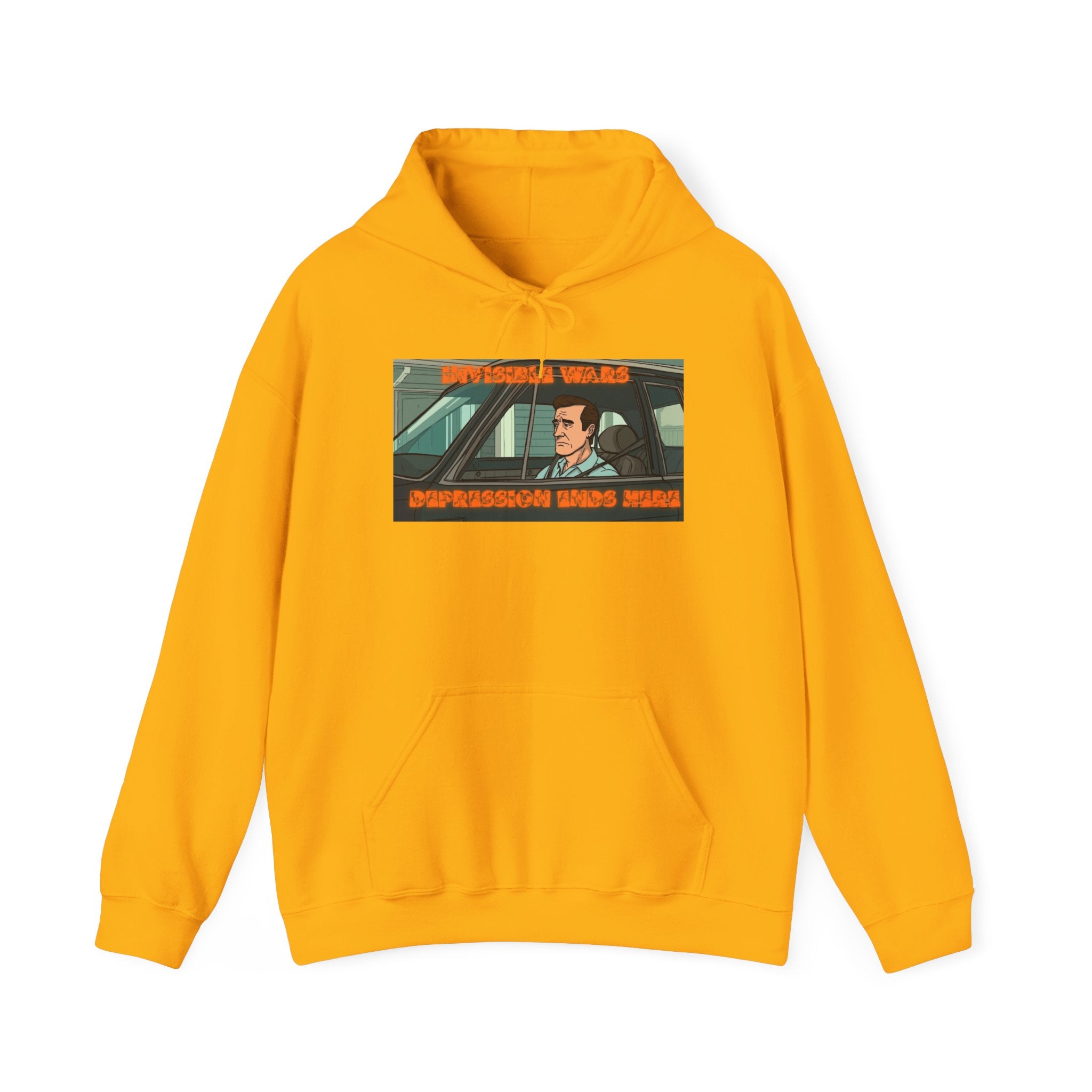 Men Hoodie — Depression Ends Here