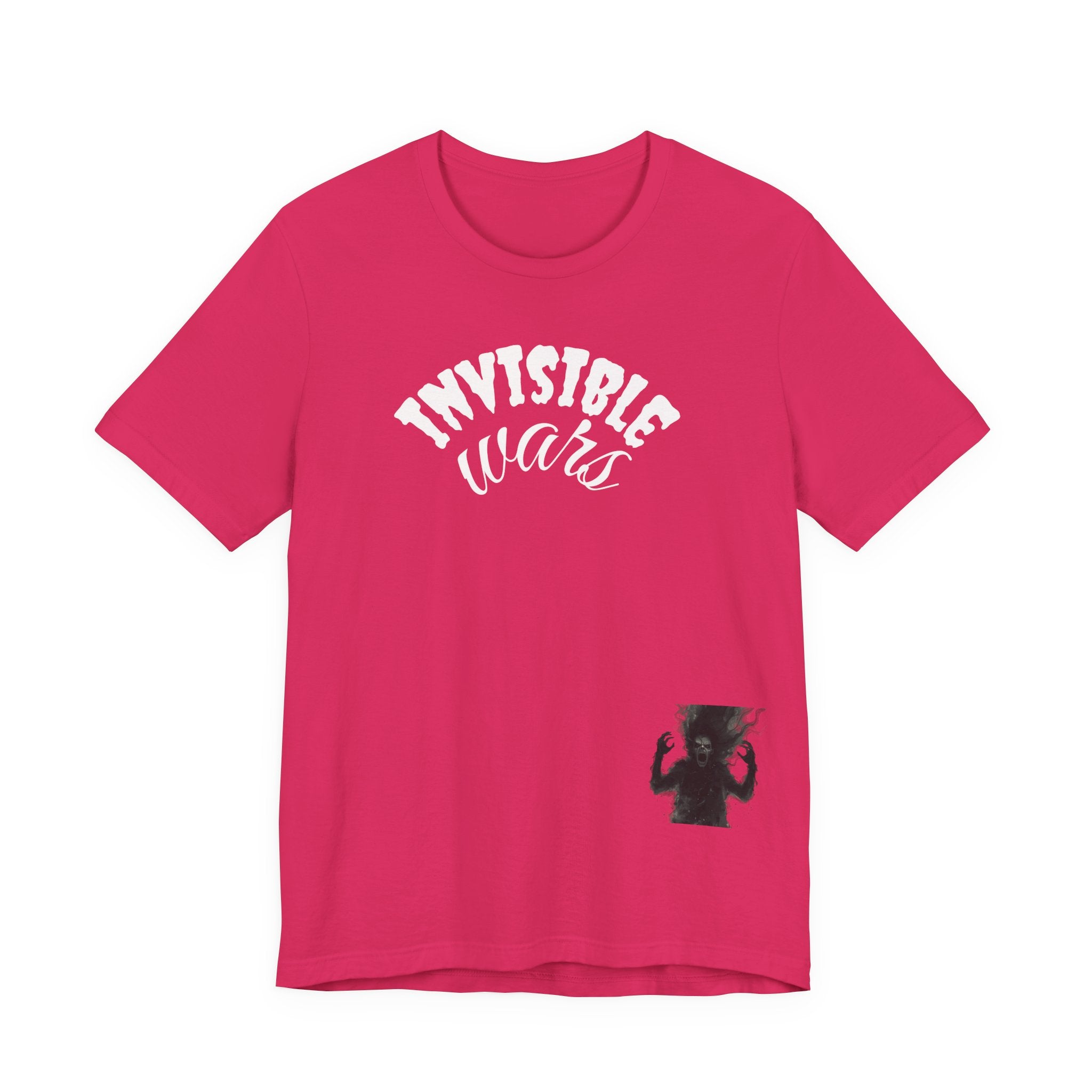 Men T-shirt Invisible Wars — Demons Lurk