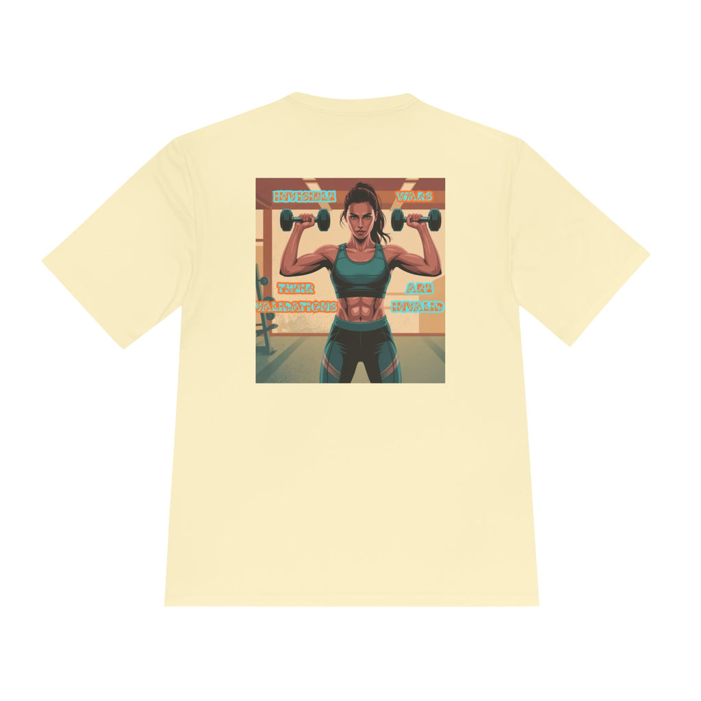 Women Fitness Graphic Shirt — The Vaildations are Invaild