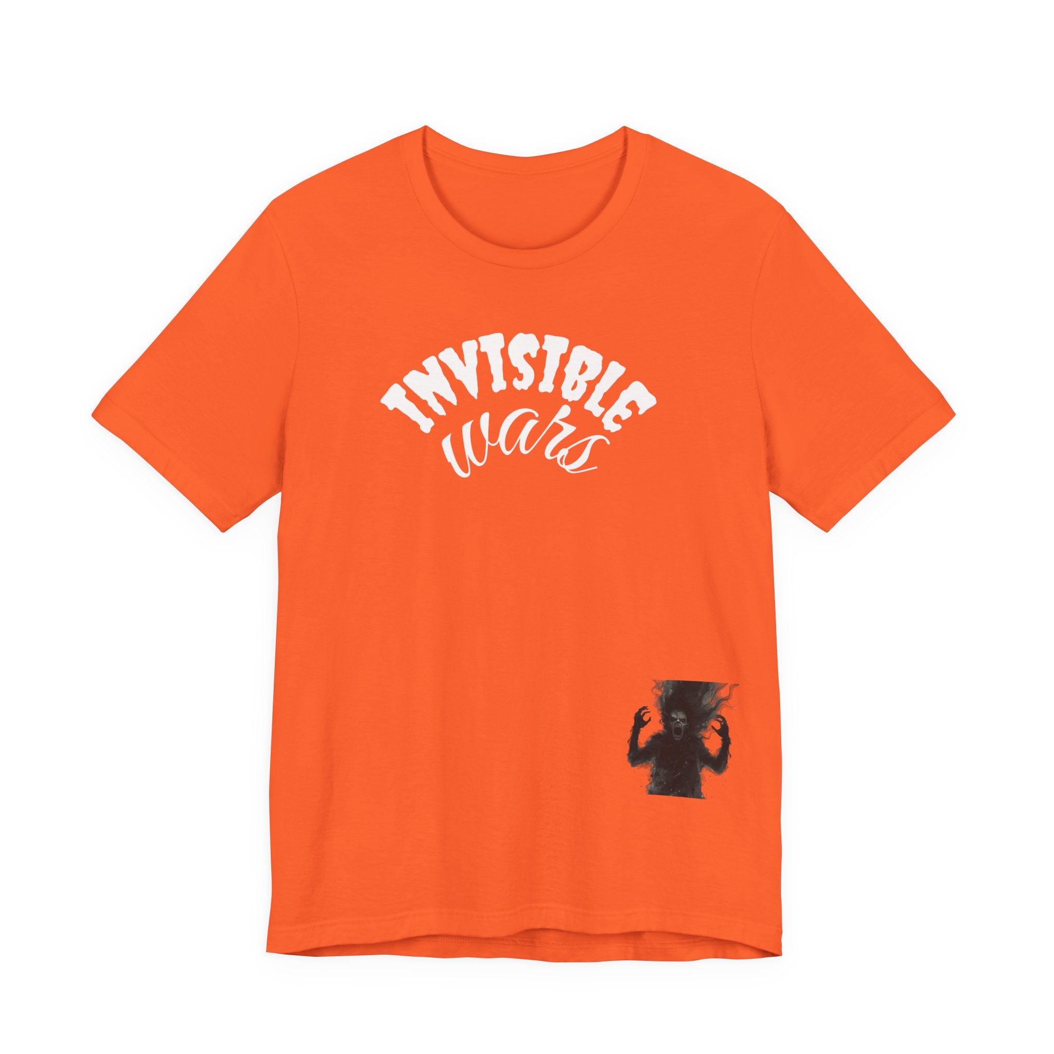 Men T-shirt Invisible Wars — Demons Lurk