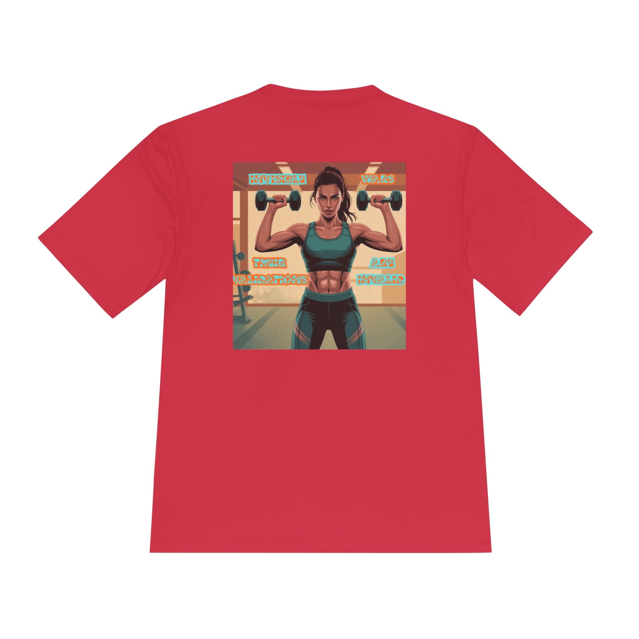 Women Fitness Graphic Shirt — The Vaildations are Invaild