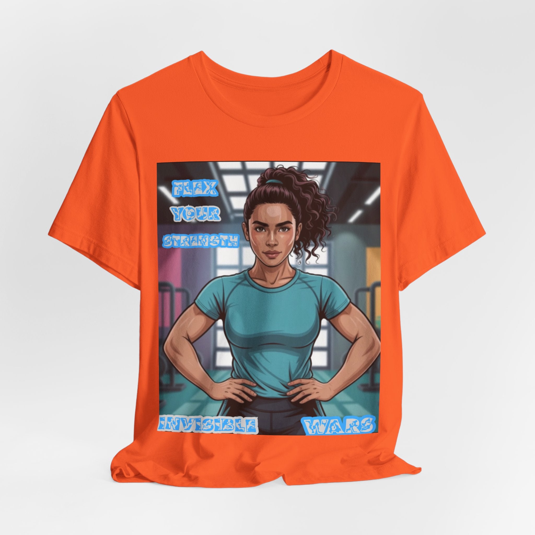 Women T-Shirt — Flex your strengh Invisible Wars