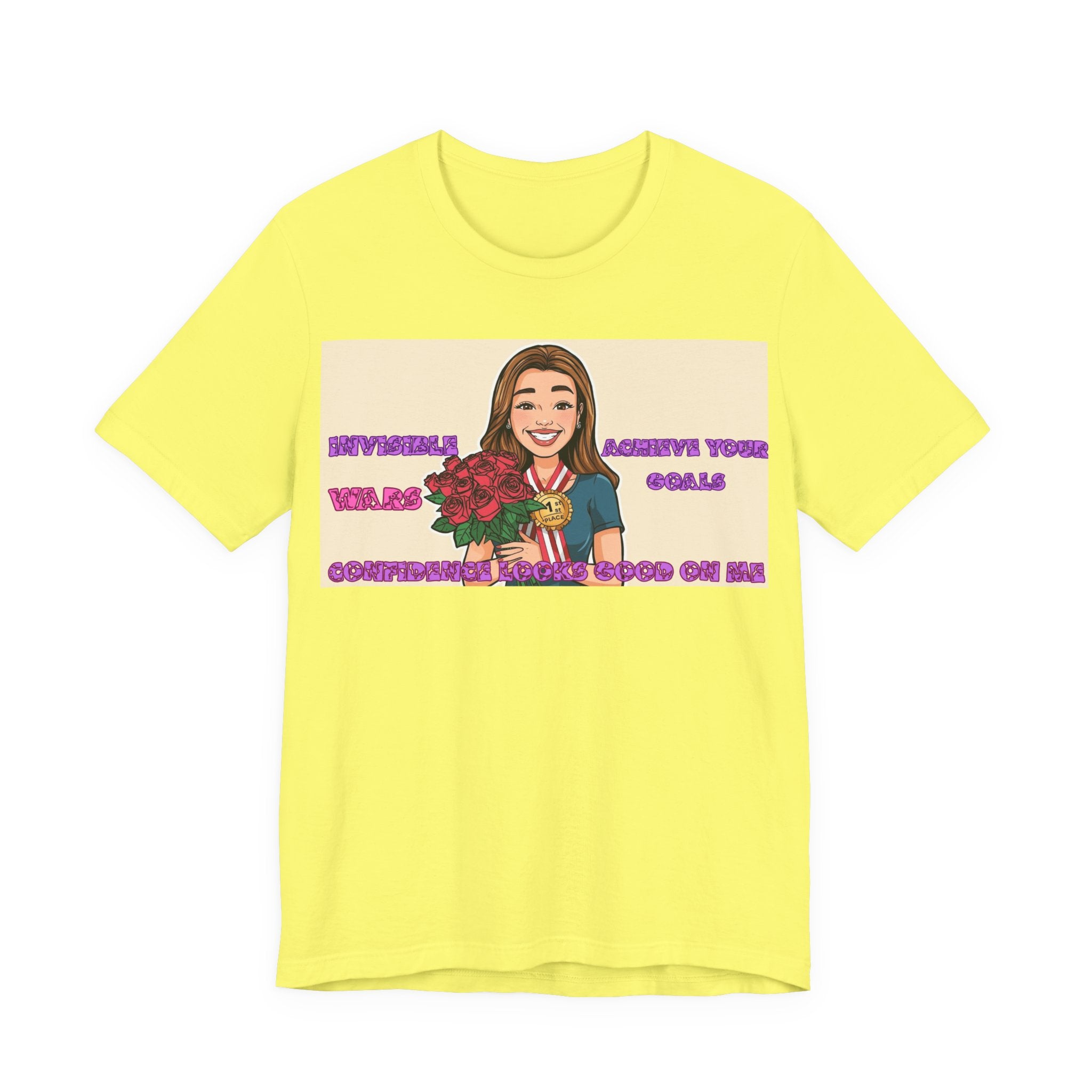 Women T-Shirt—Confidence Looks Good On Me”