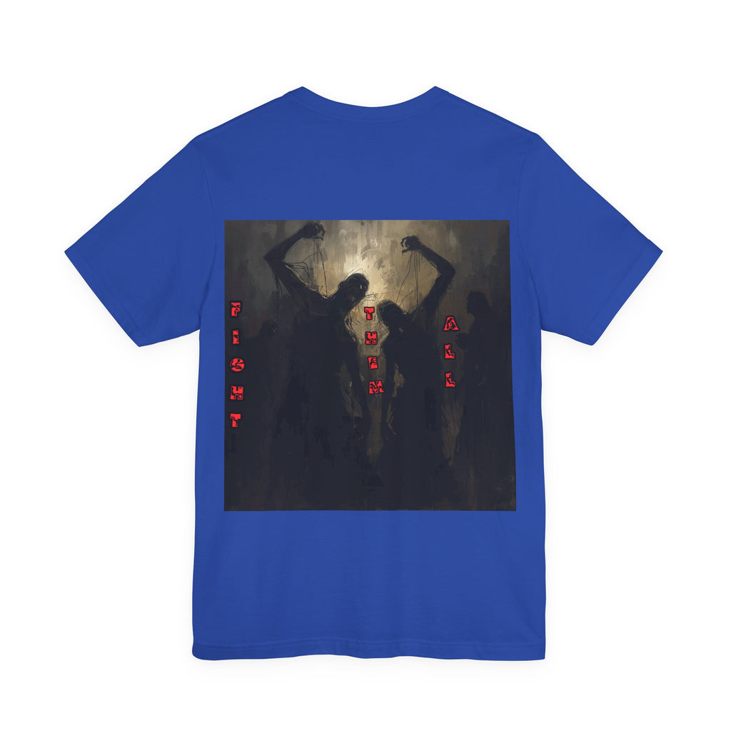 Men T-shirt Invisible Wars — Demons Lurk