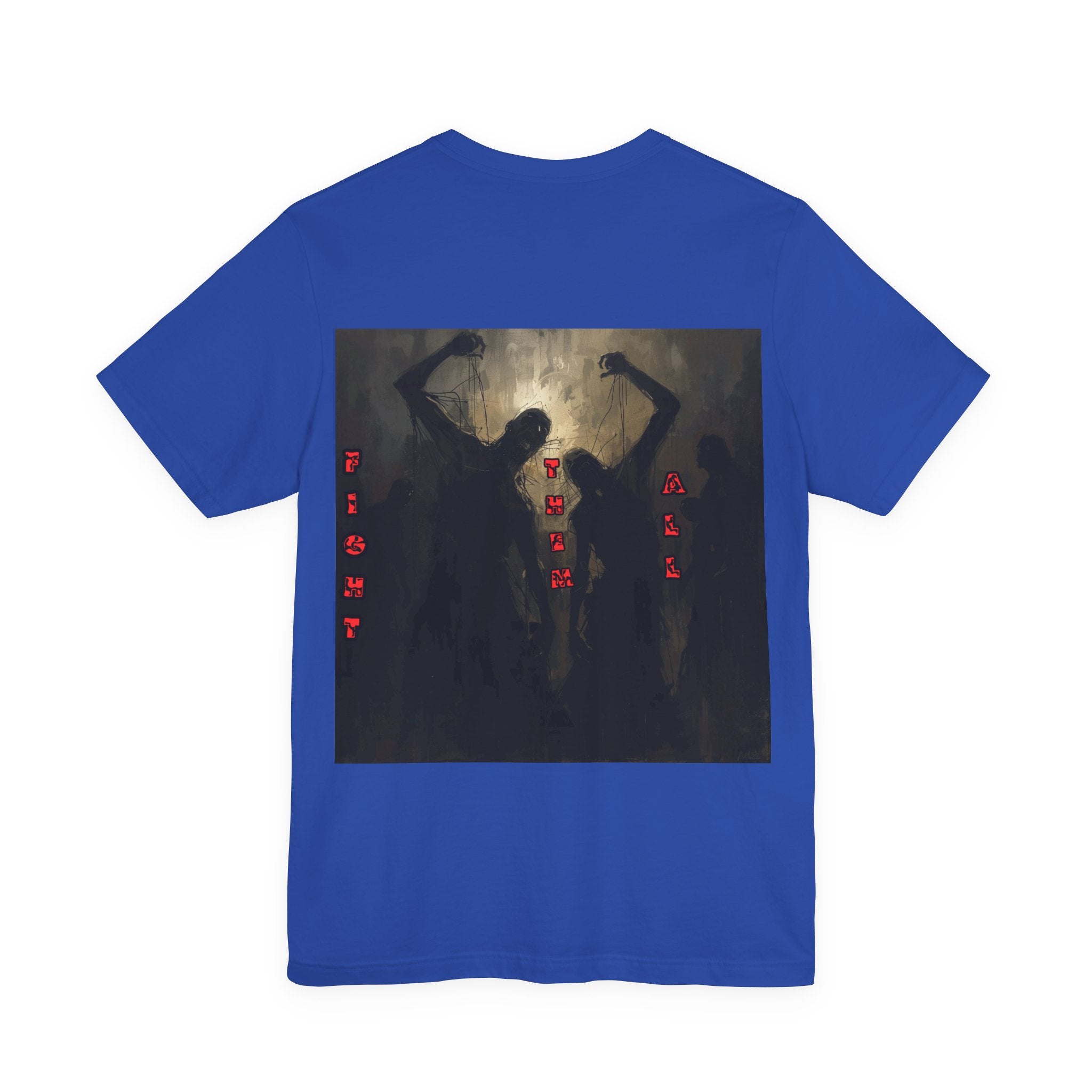 Men T-shirt Invisible Wars — Demons Lurk