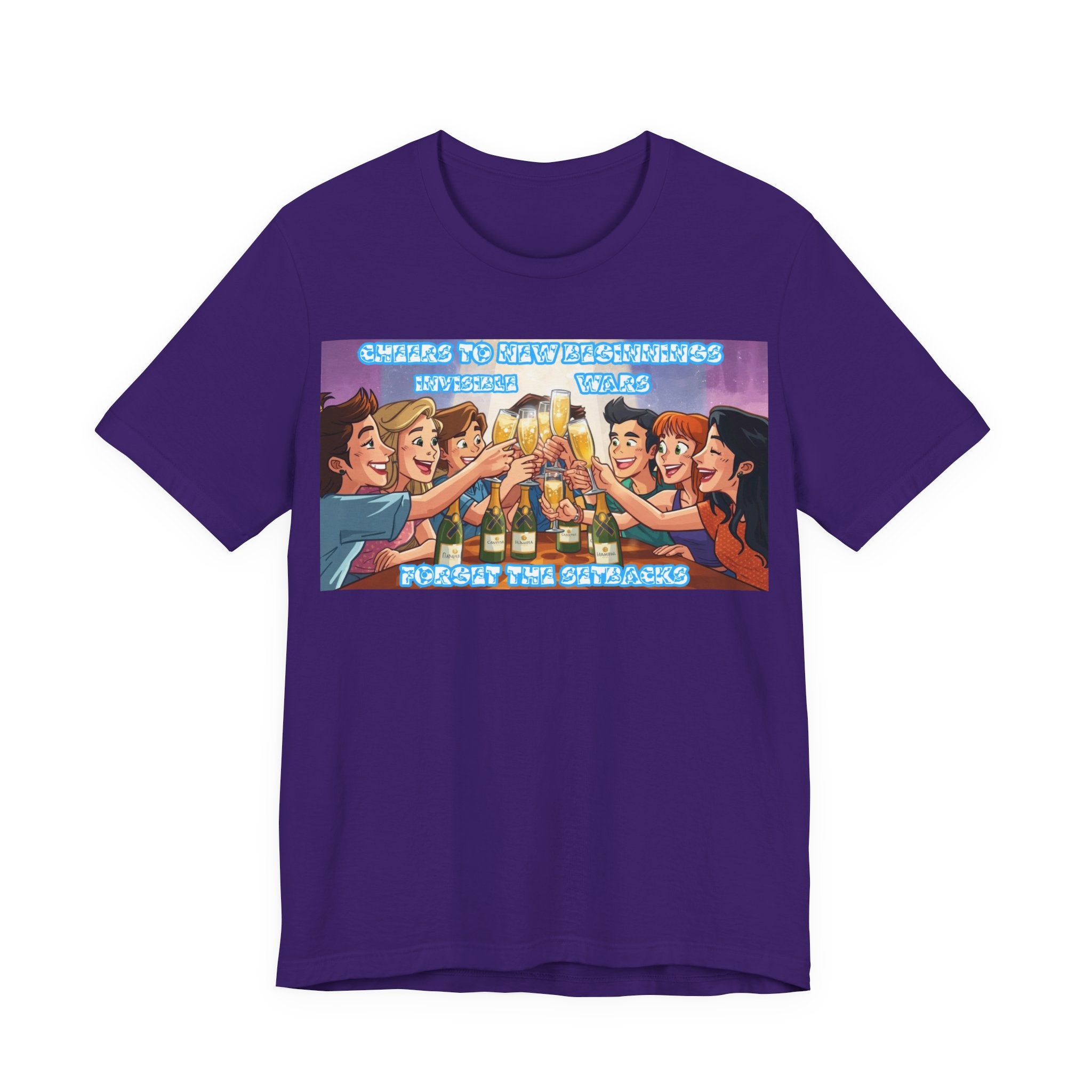 Men T-Shirt-Cheers to New Beginnings