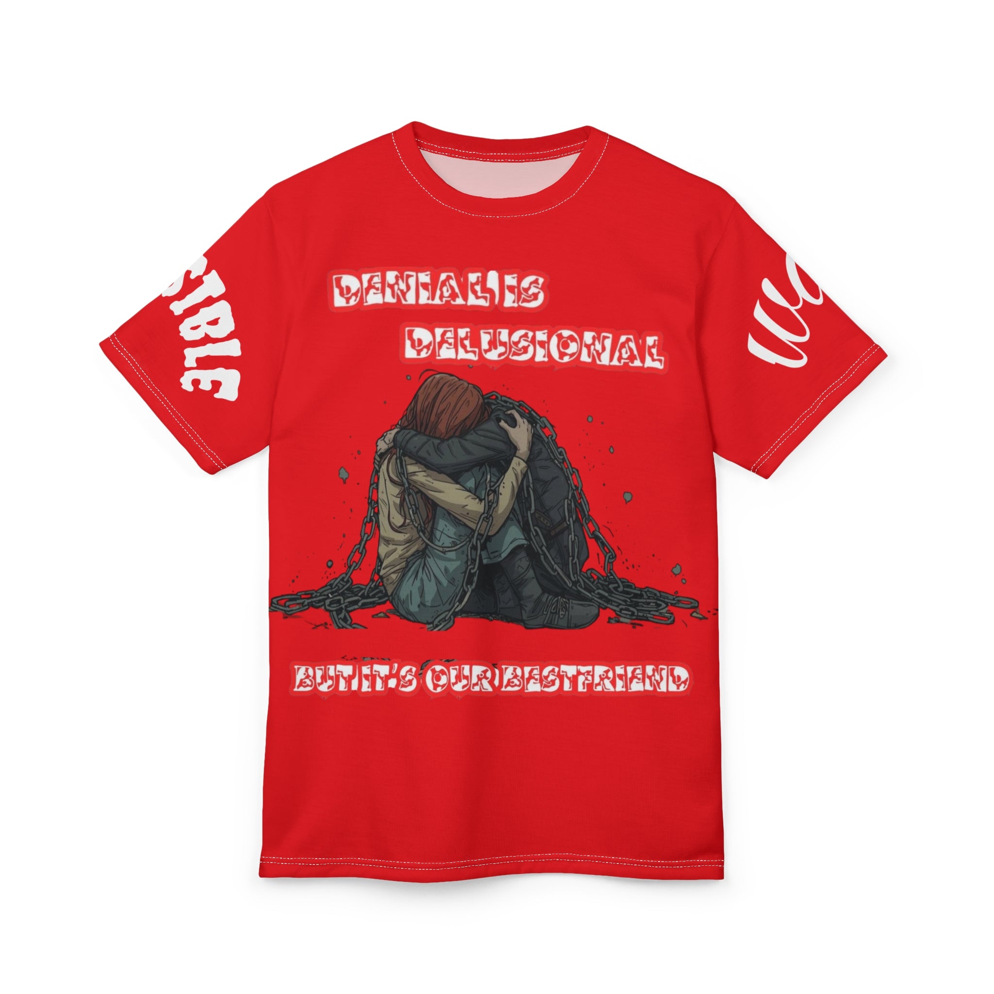 Invisible Wars T-Shirt — Denial is Delusional
