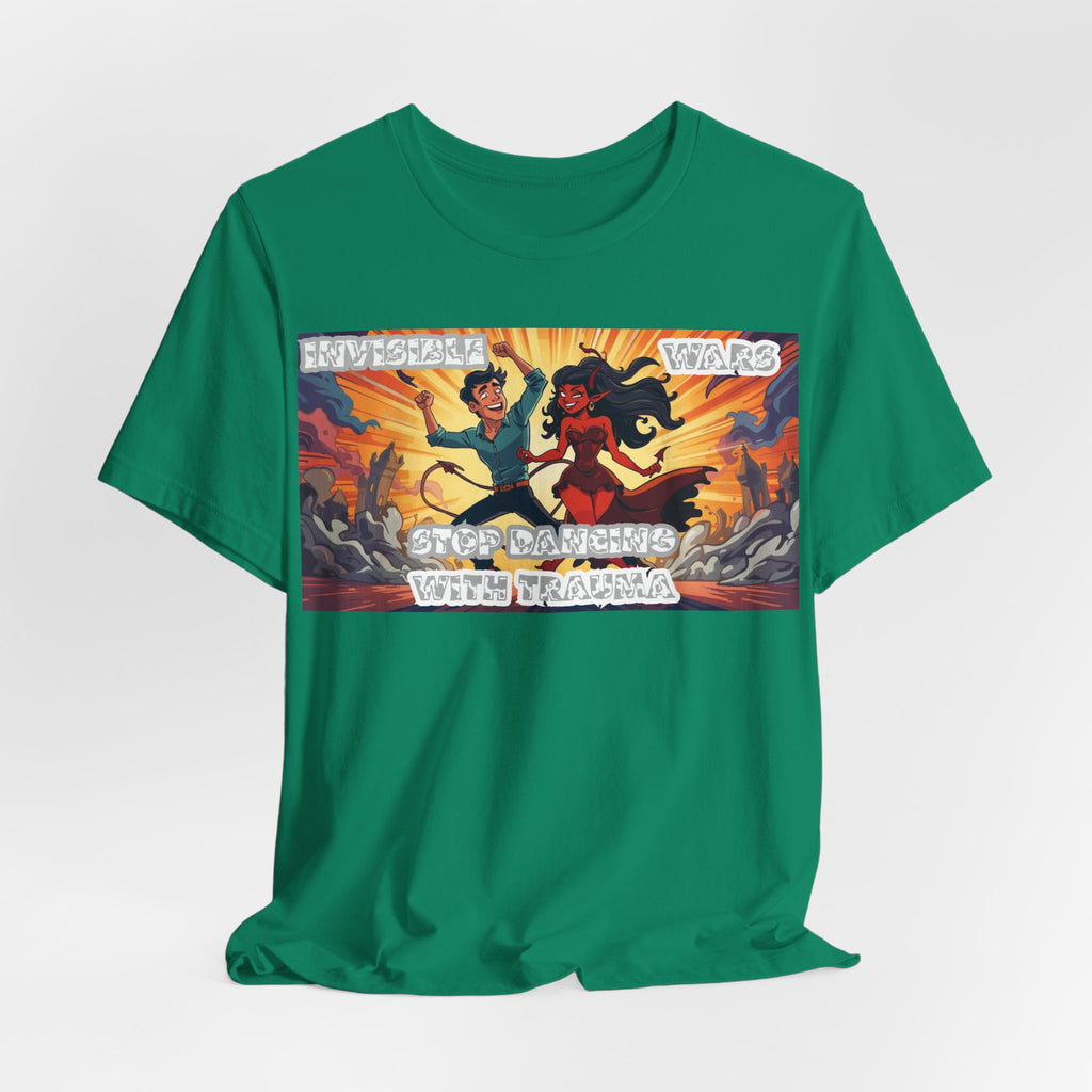 Men T-Shirt –Stop Dancing with Truama