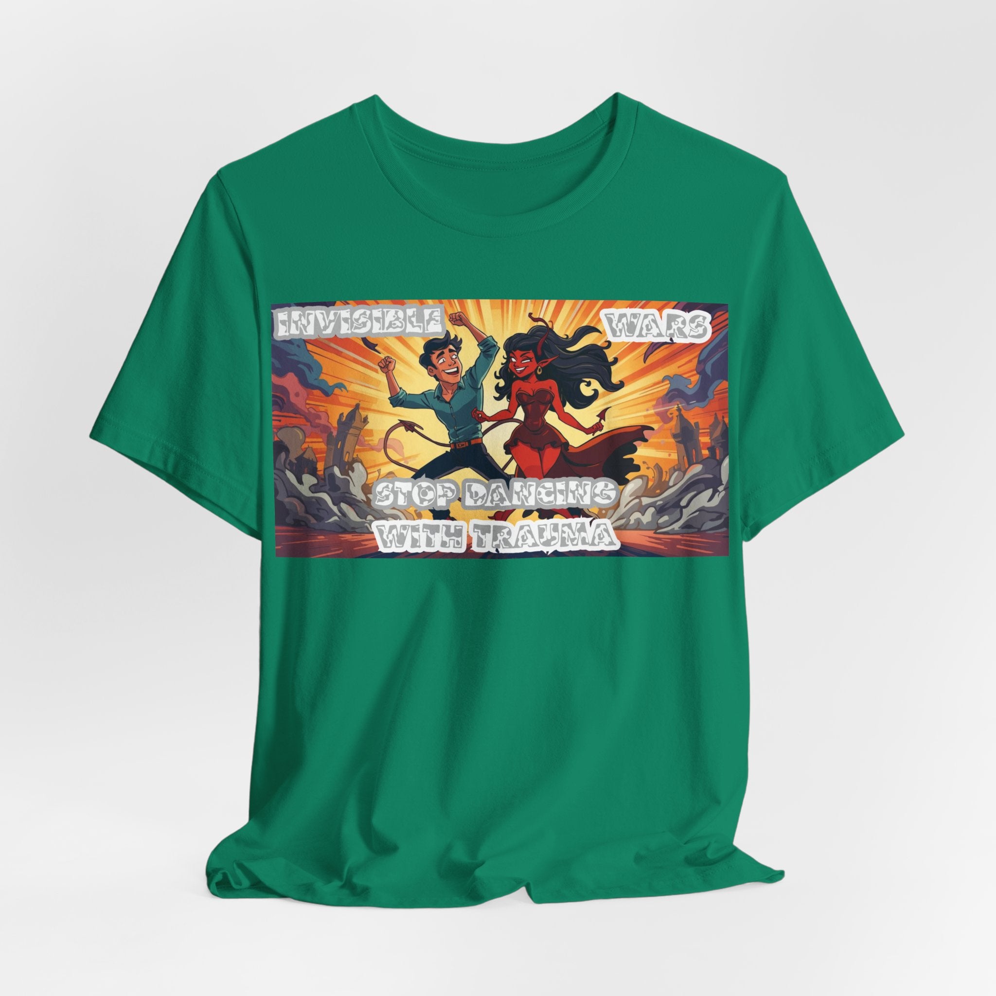 Men T-Shirt –Stop Dancing with Truama