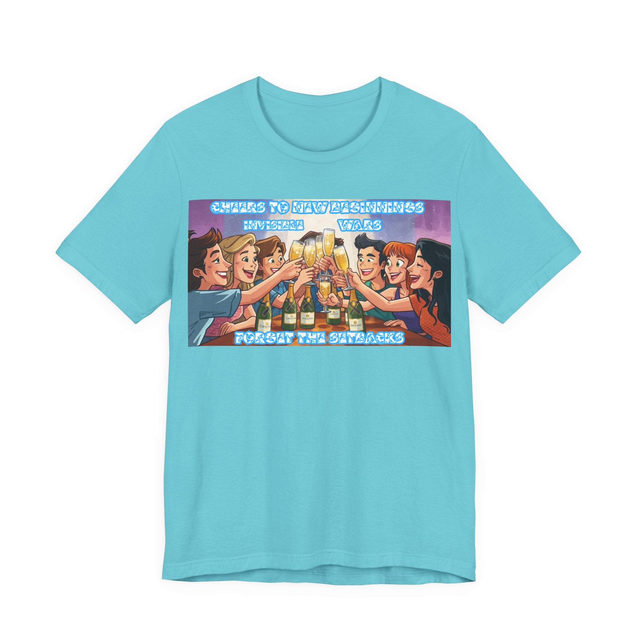 Men T-Shirt-Cheers to New Beginnings