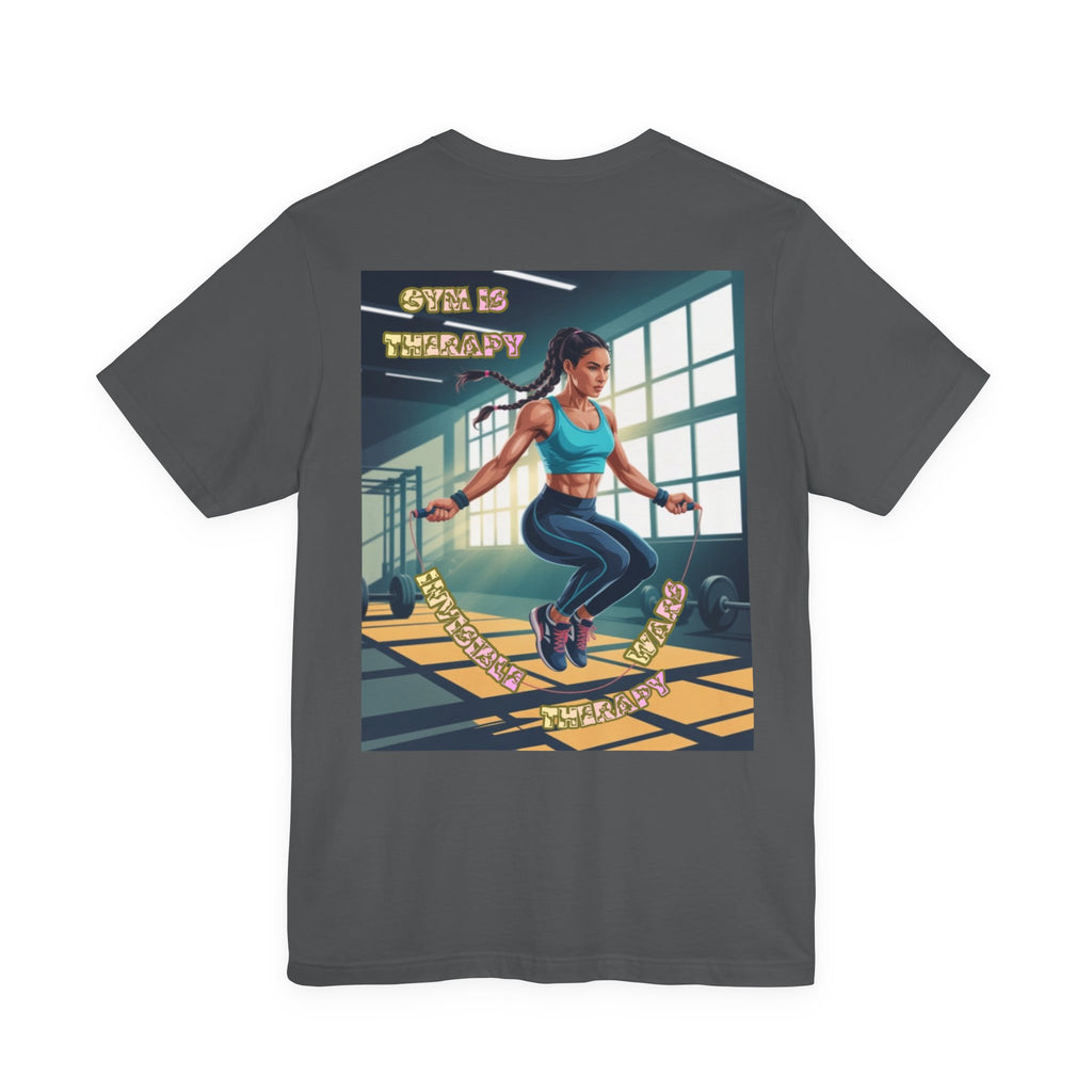 Women T-shirt — Gym is Therapy